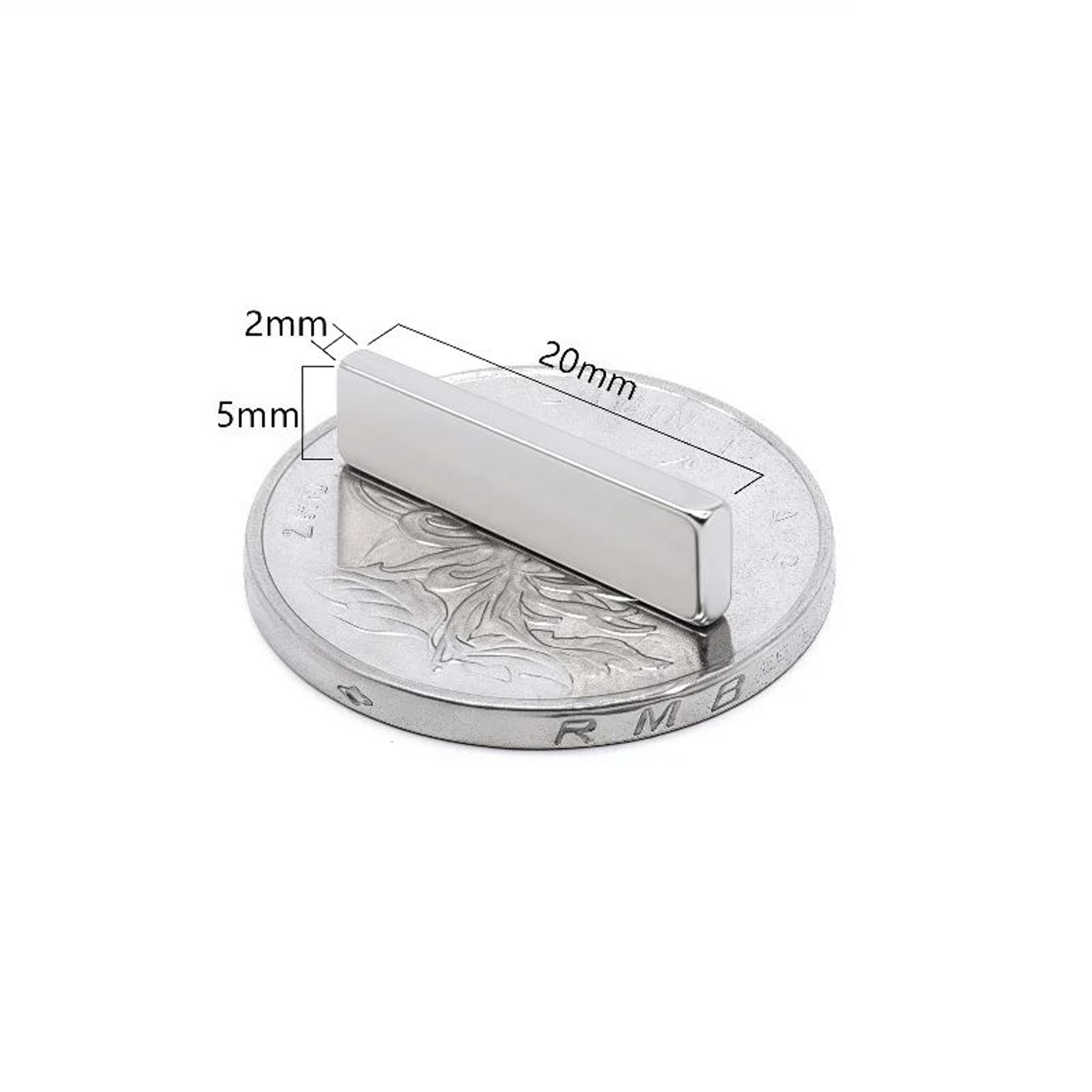 N52 Strong Square Magnets Set  10pcs Heavy Duty Fridge  Office Neodymium Magnets 24