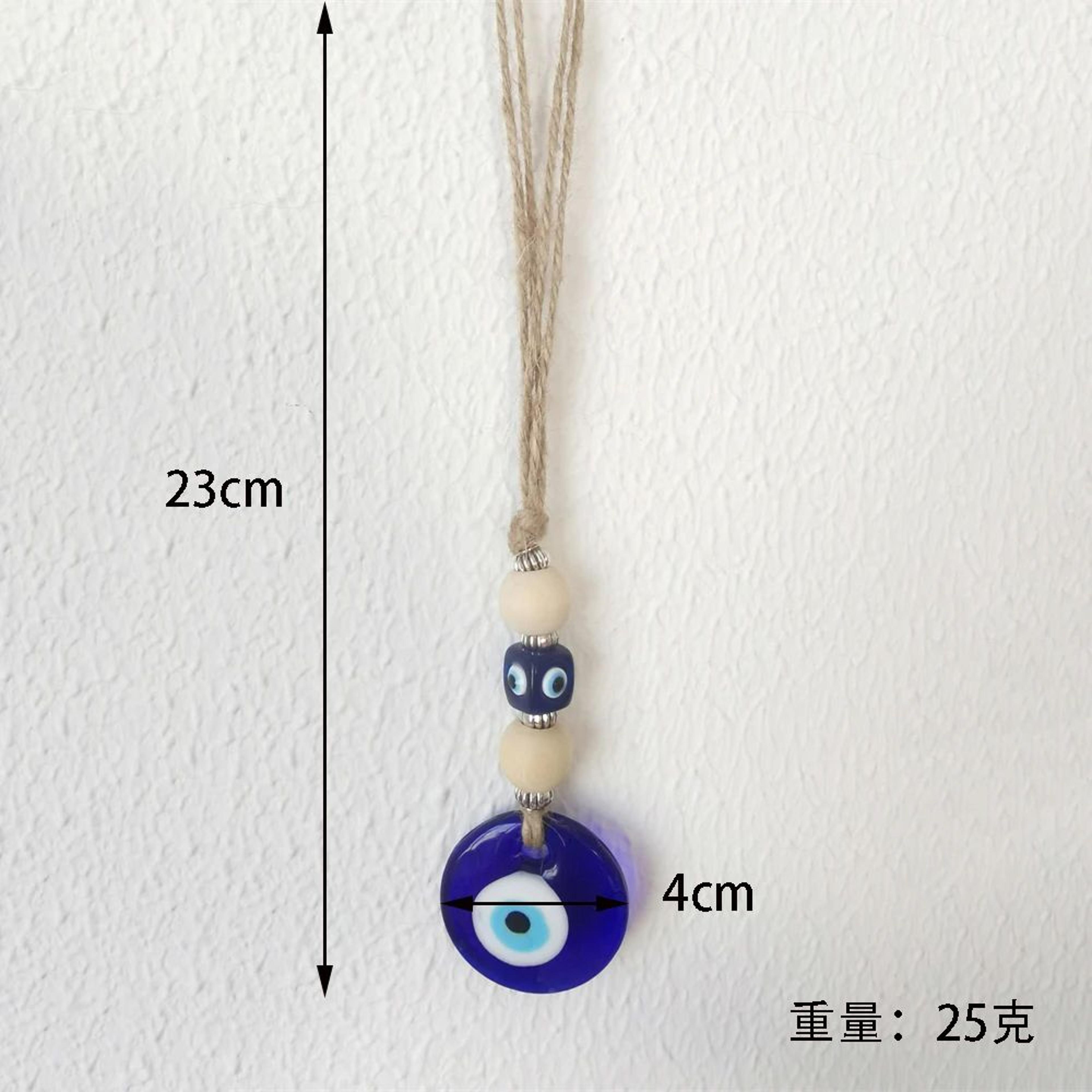 Turkish Evil Eye Macrame Wall Hanging  Nazar Protection Charm Rearview Mirror  Home Decor 14