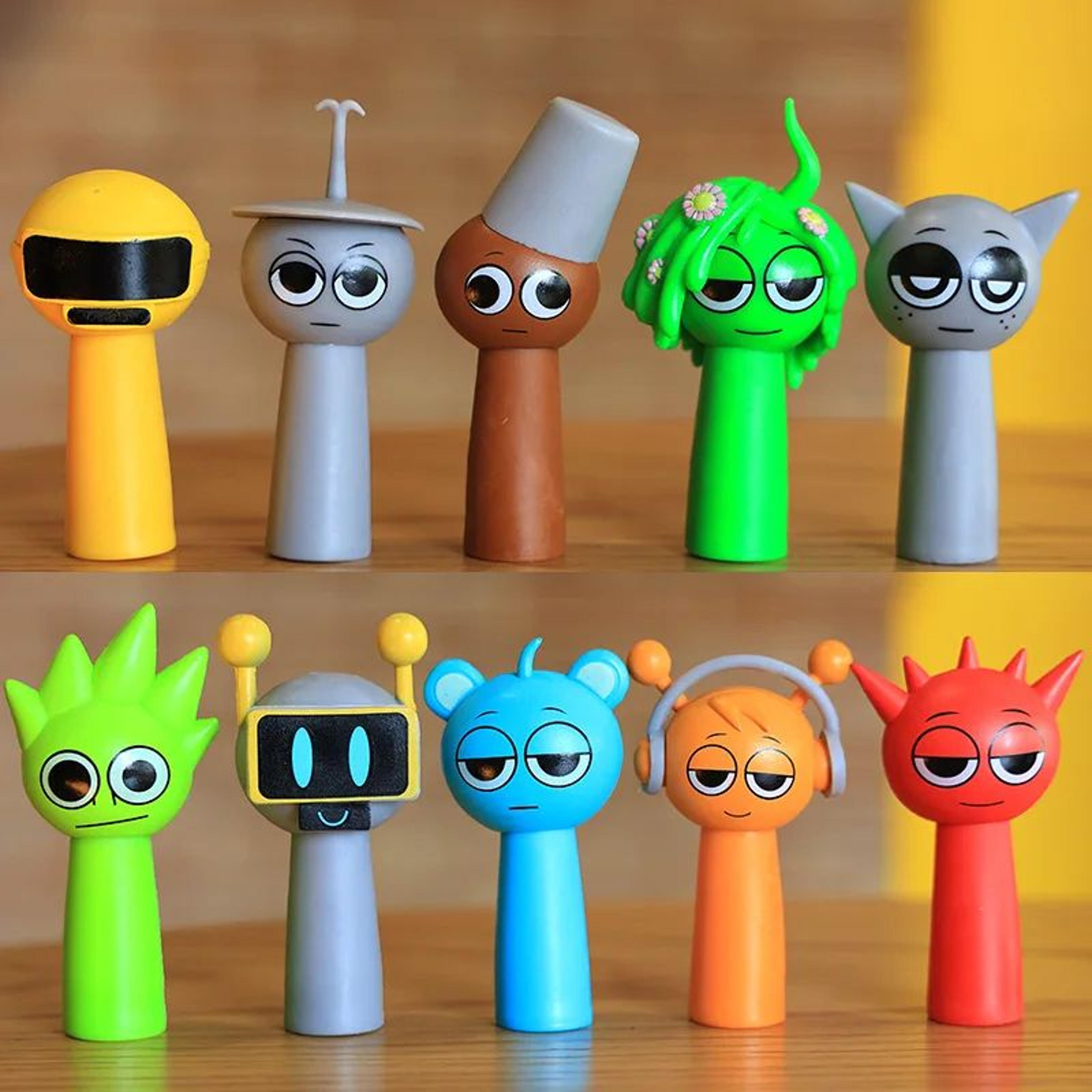 Sprunki Cartoon Action Doll Set 24pcs  PVC Mini Figure Collection For Home Decor  Game Fans 2