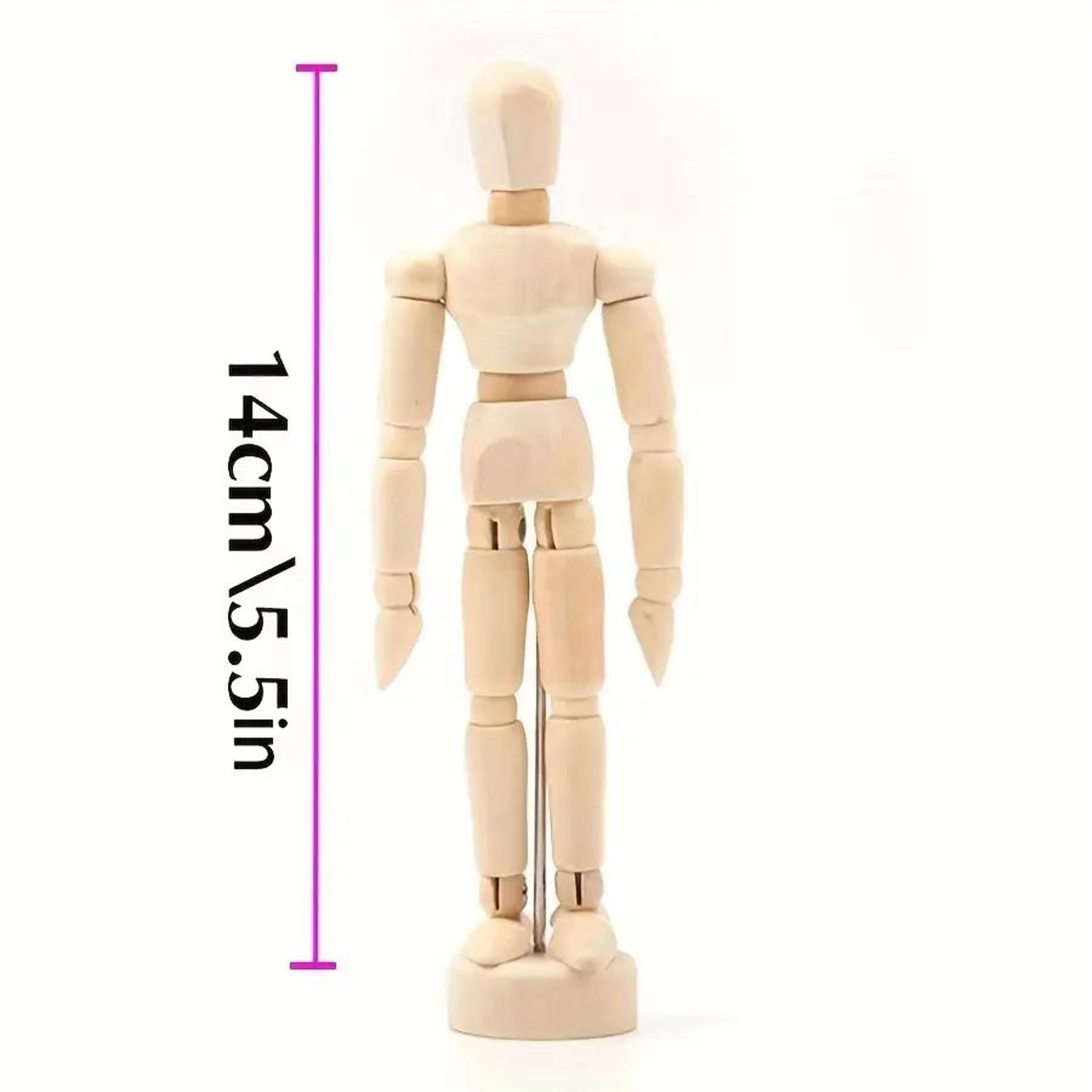 Articulated Wooden Sketch Mannequin  Adjustable Artist Drawing Model For Posing  Desk Decor 6