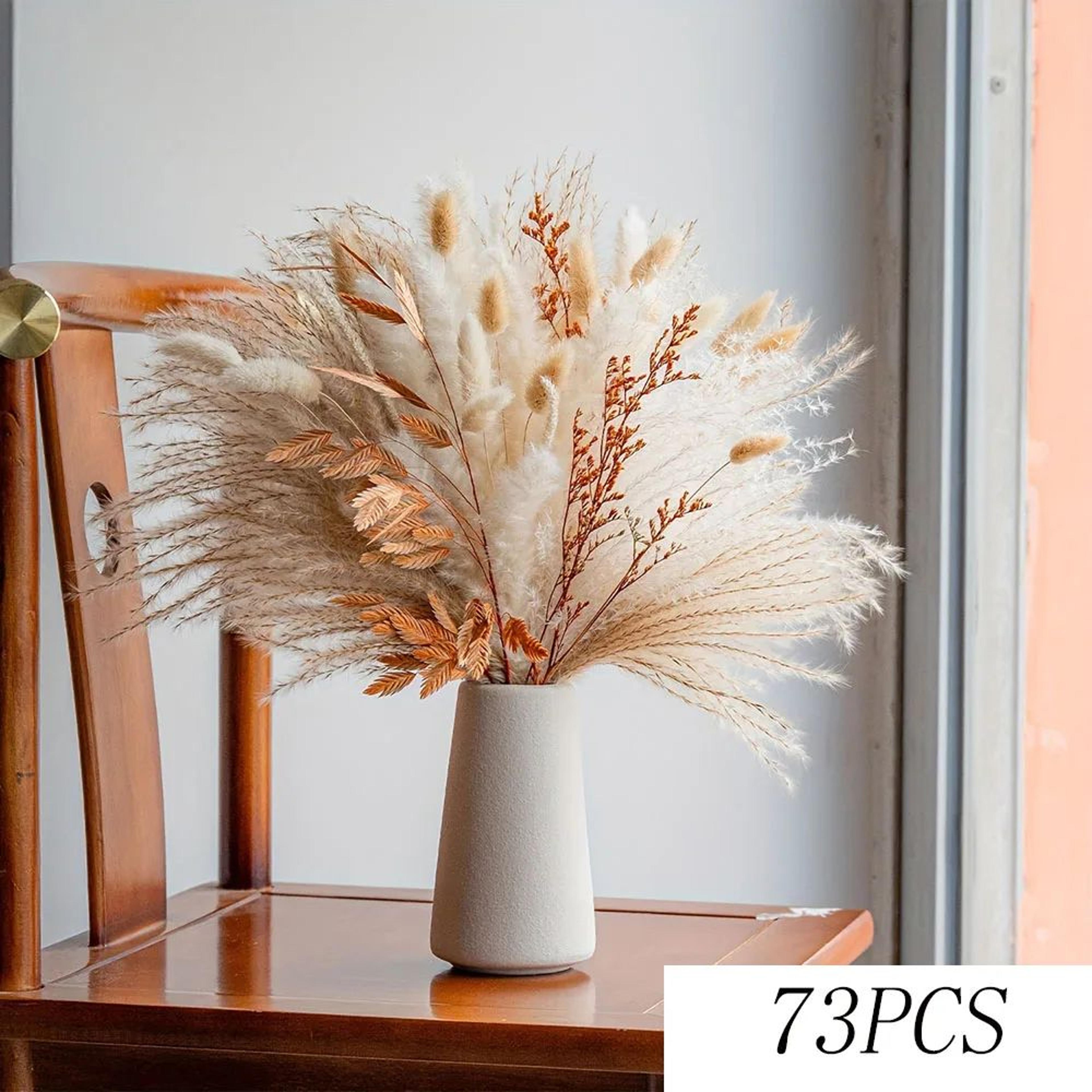 Preserved Eucalyptus  Pampas Bouquet Set  Boho Dried Flower Decor For Weddings  Home Styling 10