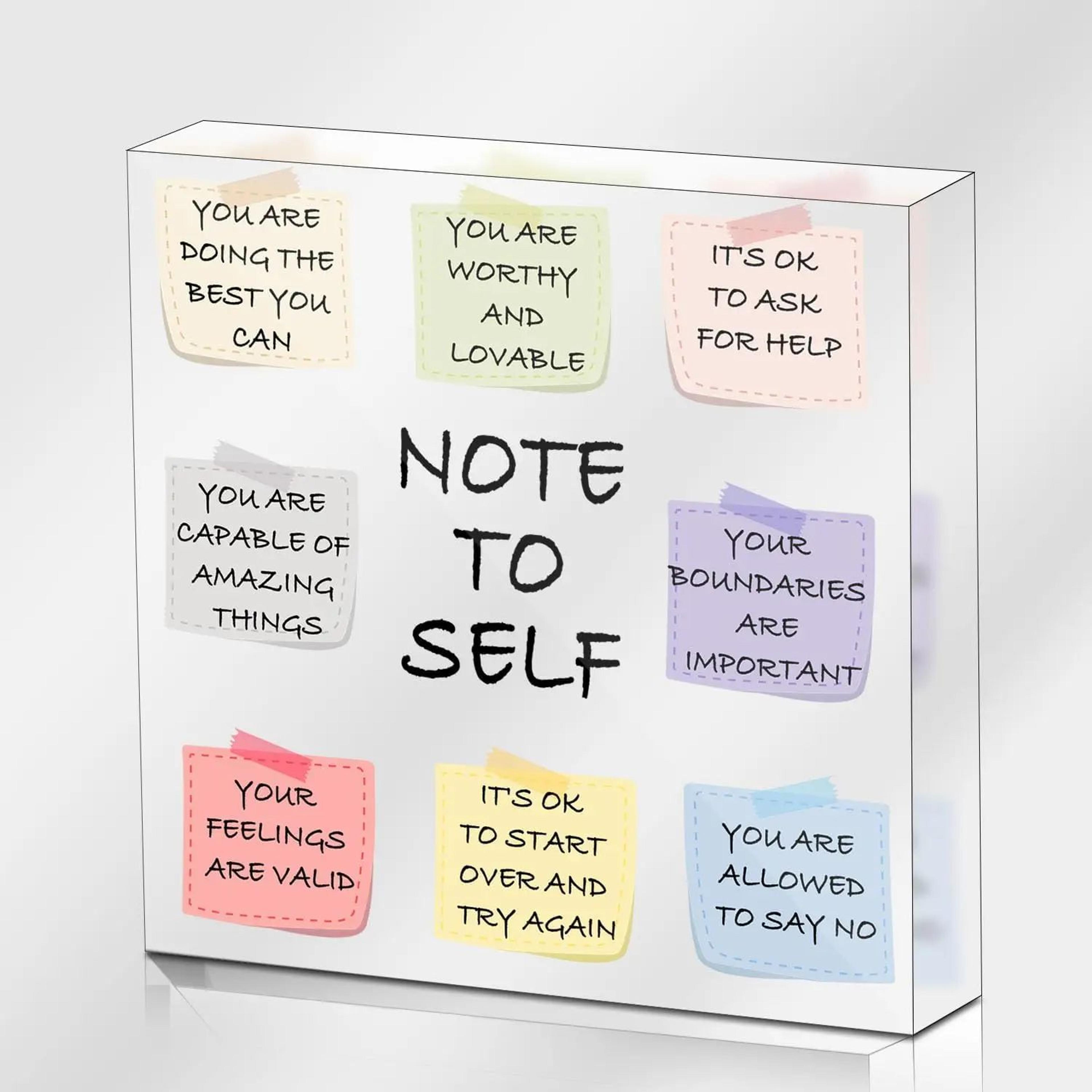 Mental Health Inspirational Desk Sign  Psychology Motivation Decor For Classroom Counseling  Office 6