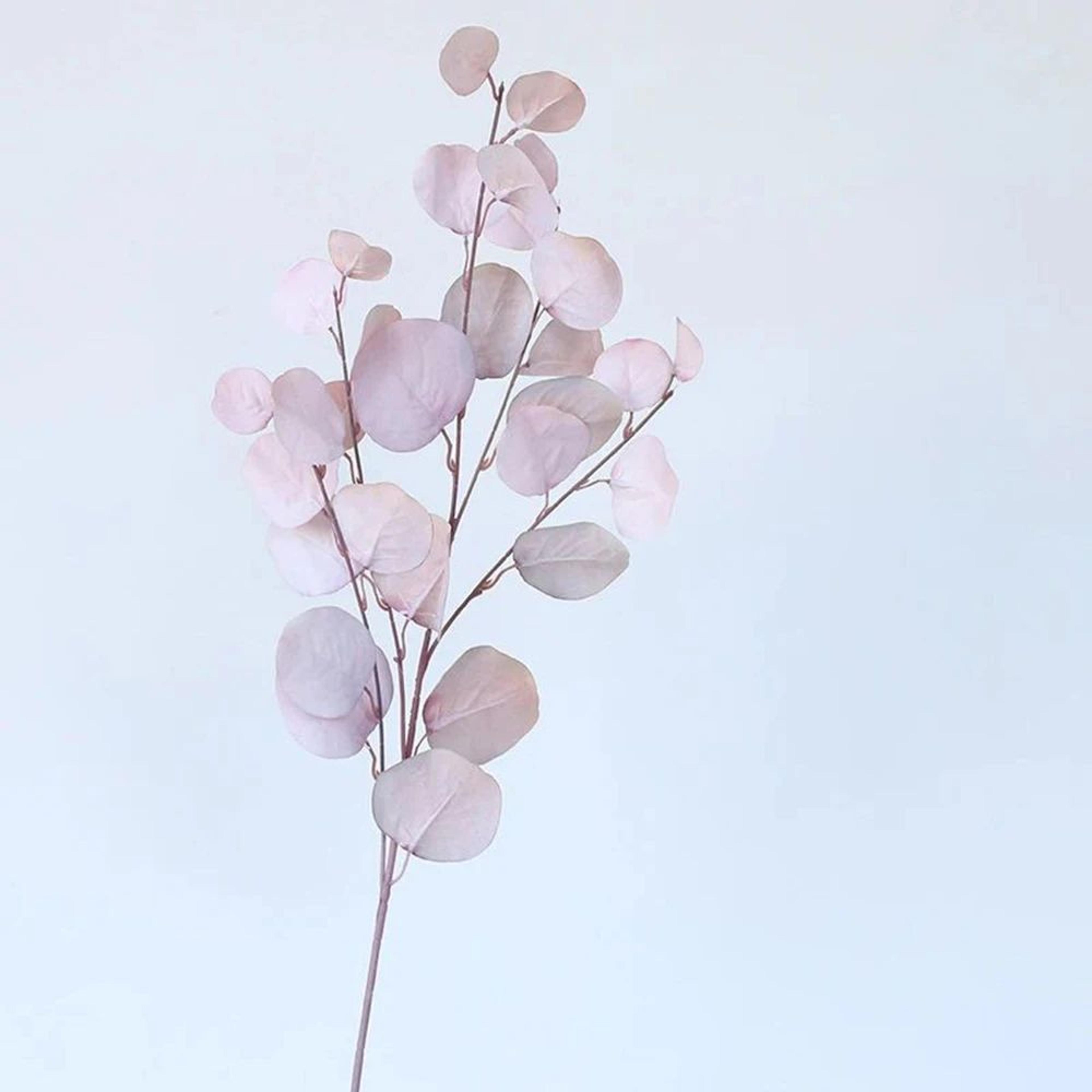 Artificial Eucalyptus Money Leaf Stems  Long Pole Faux Greenery For Home Wedding  Table Decor 13