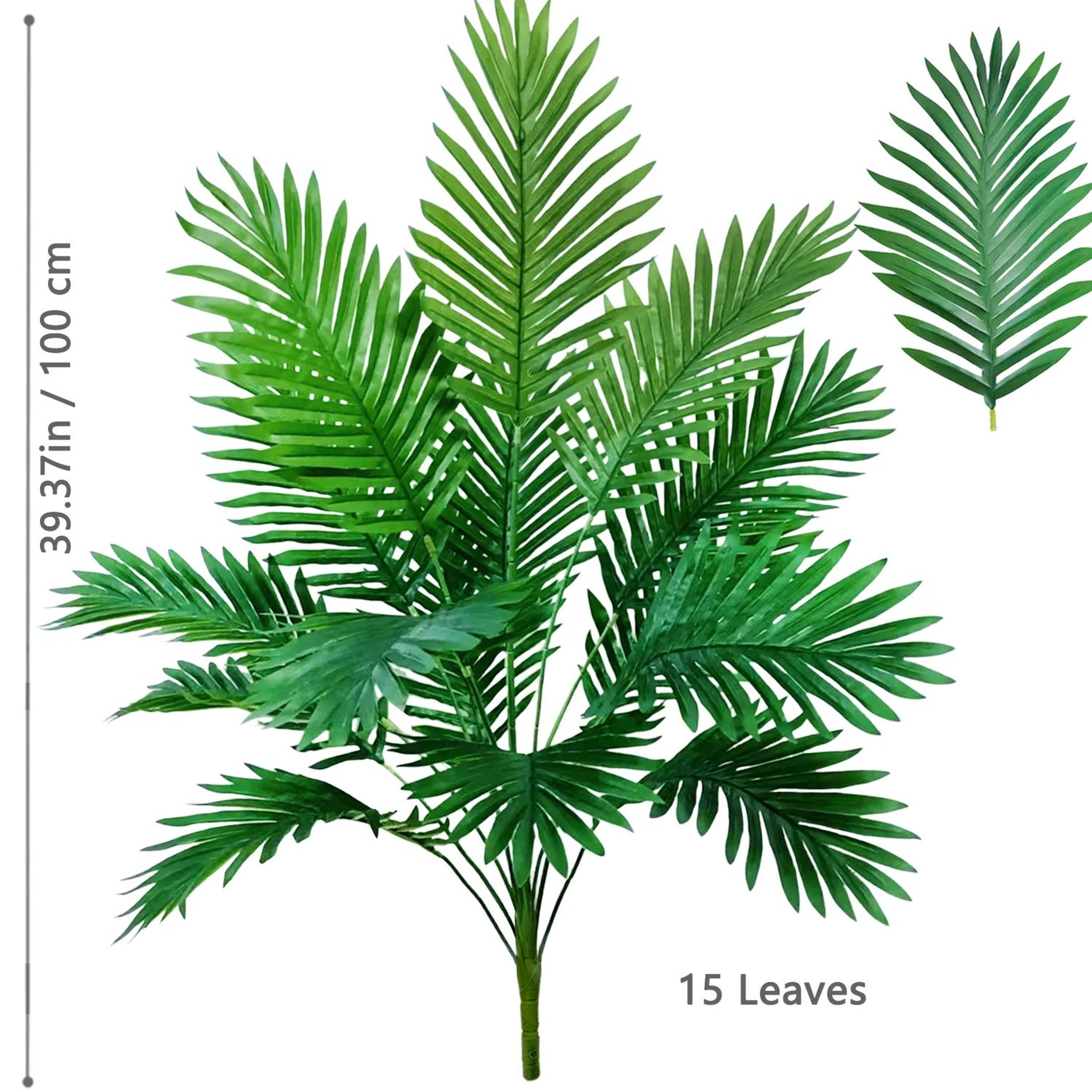 Large Artificial Palm Tree Leaves  Adjustable 2049 In Tropical Faux Plant Branches For Home  Garden 21