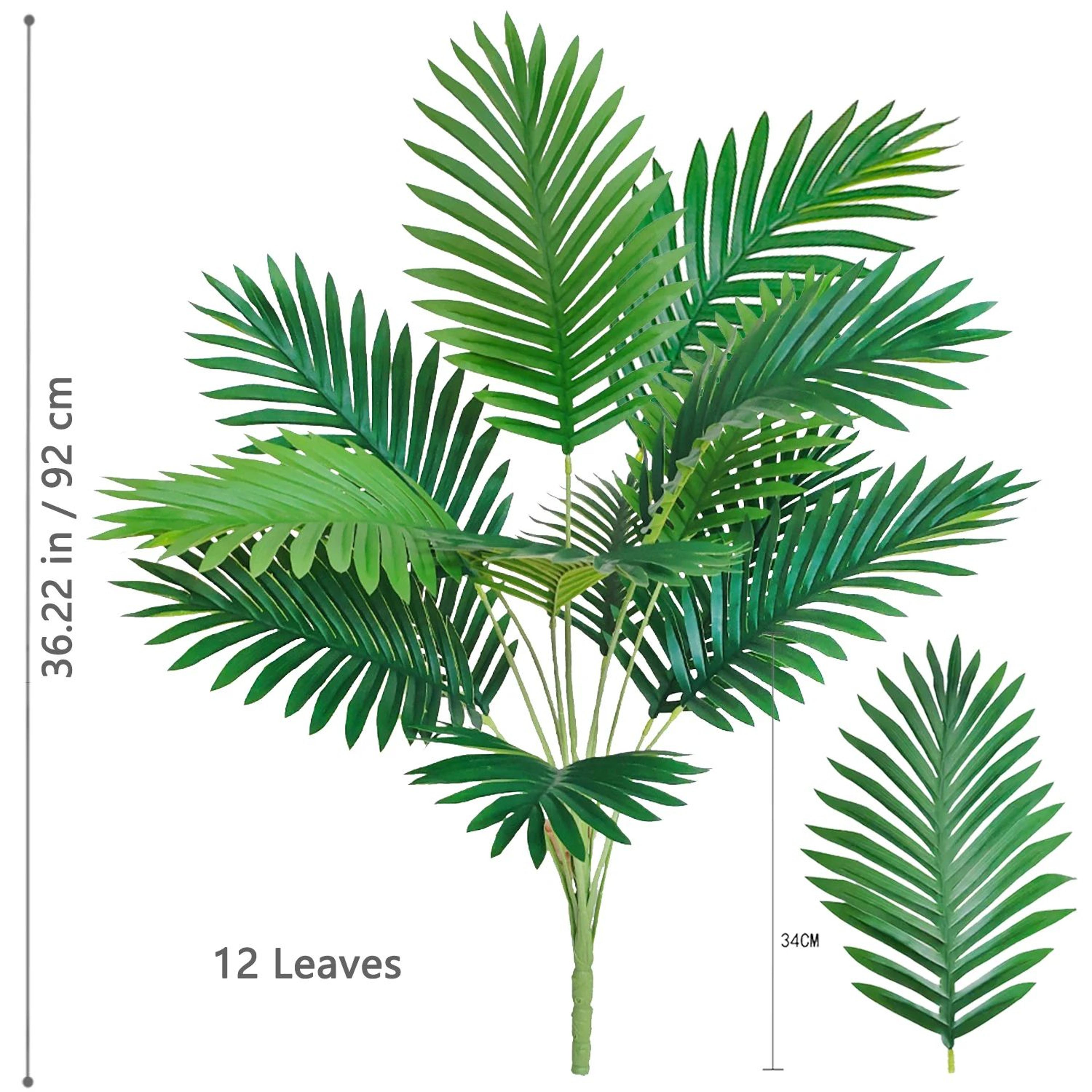 Large Artificial Palm Tree Leaves  Adjustable 2049 In Tropical Faux Plant Branches For Home  Garden 23