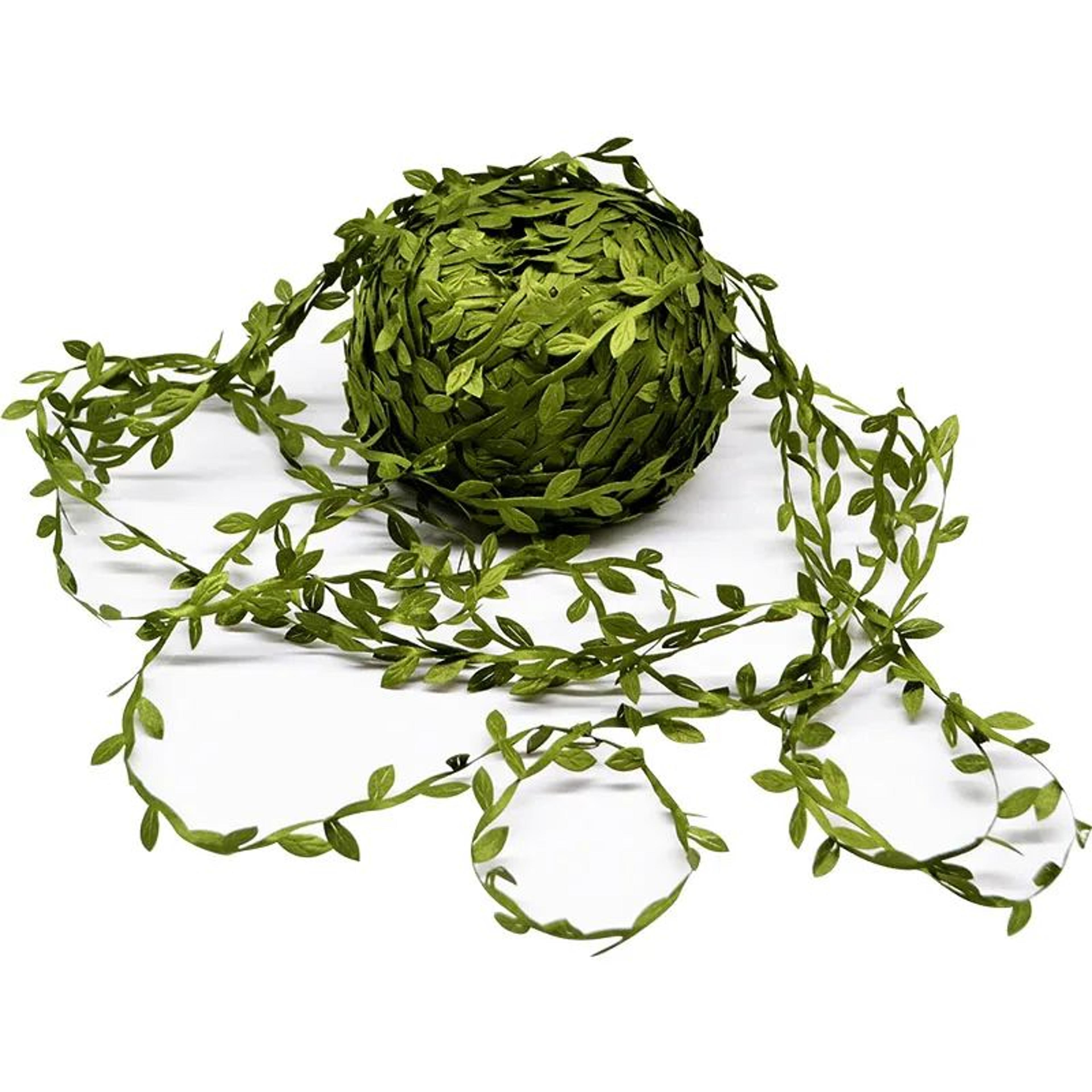 Silk Leaf Artificial Green Vines  Handmade Faux Leaf Wreath  Bathroom Decor Accessories 0