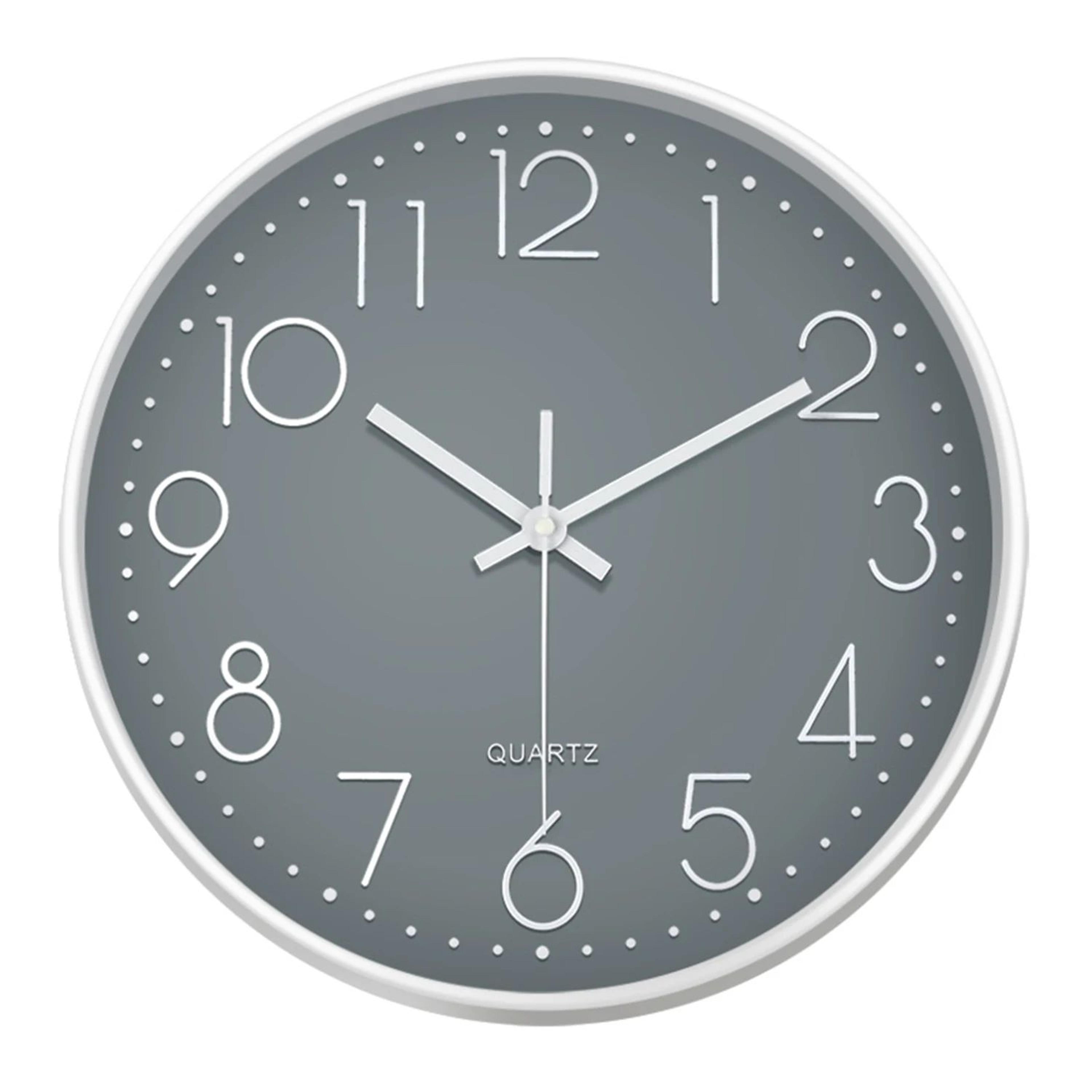 Minimalist Silent Quartz Wall Clock  Modern Square Digital Style Clock For Home  Office 8