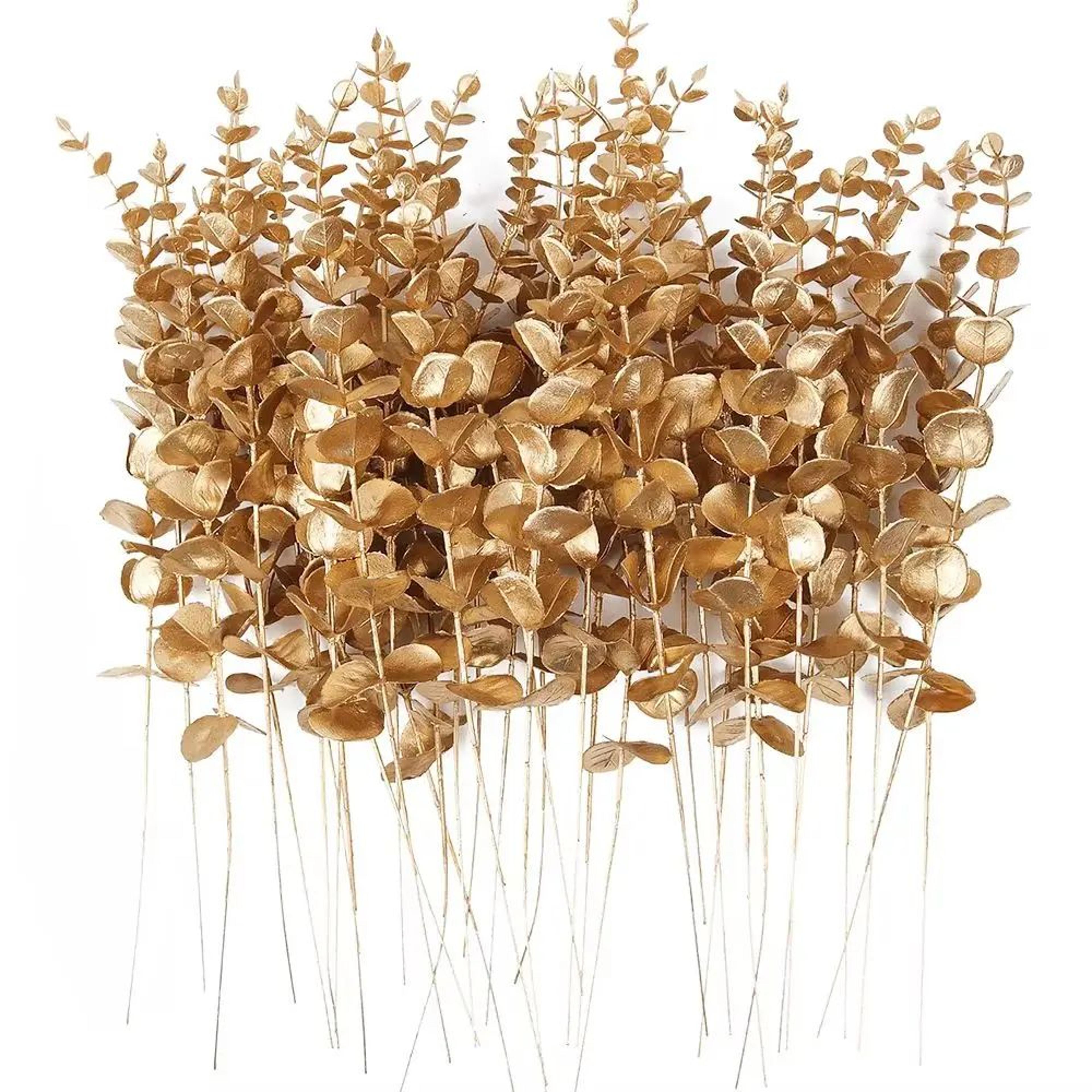 10100 Pcs Realistic Artificial Eucalyptus Leaves Stems  Faux Greenery For Home Wedding  DIY Decor 9