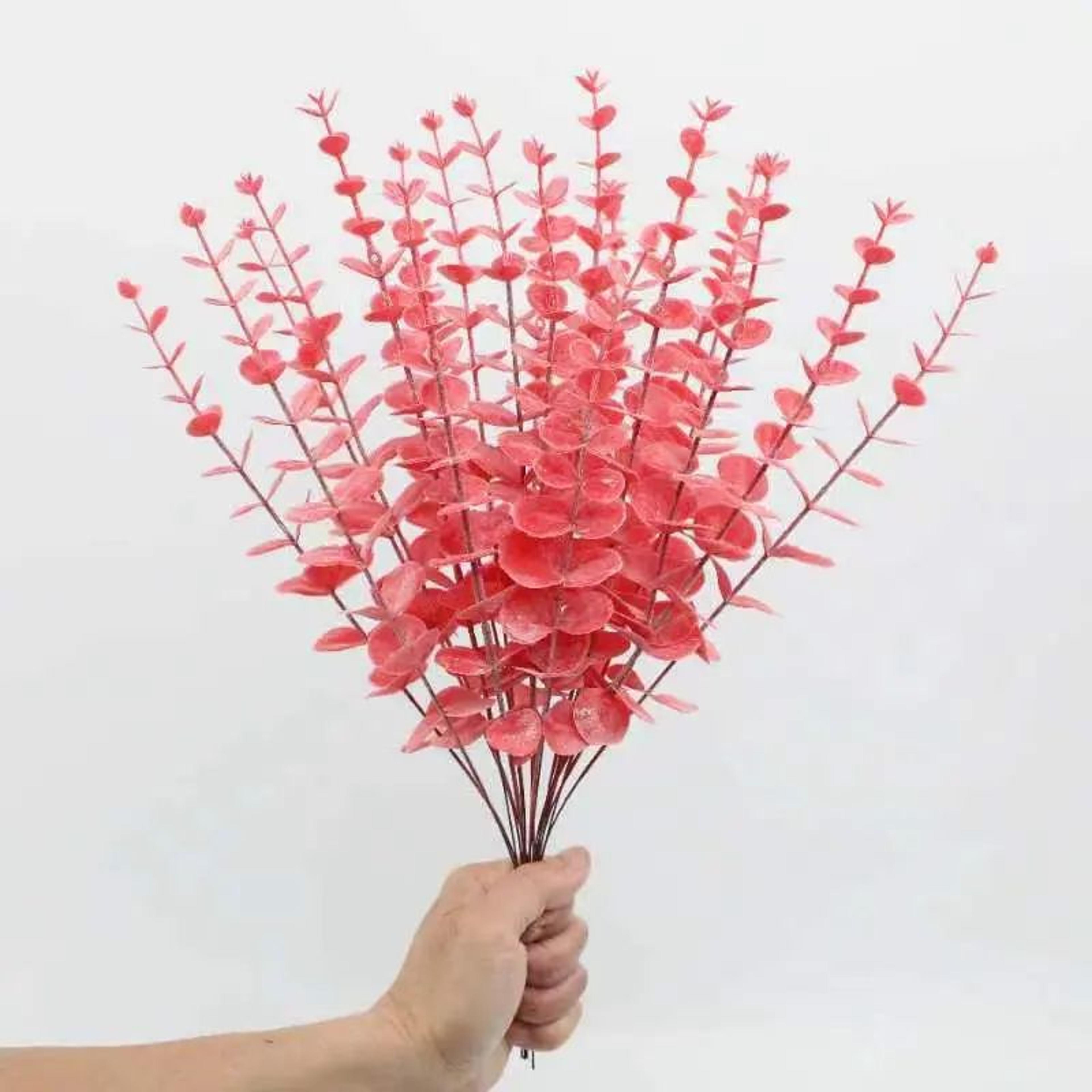 10100 Pcs Realistic Artificial Eucalyptus Leaves Stems  Faux Greenery For Home Wedding  DIY Decor 12