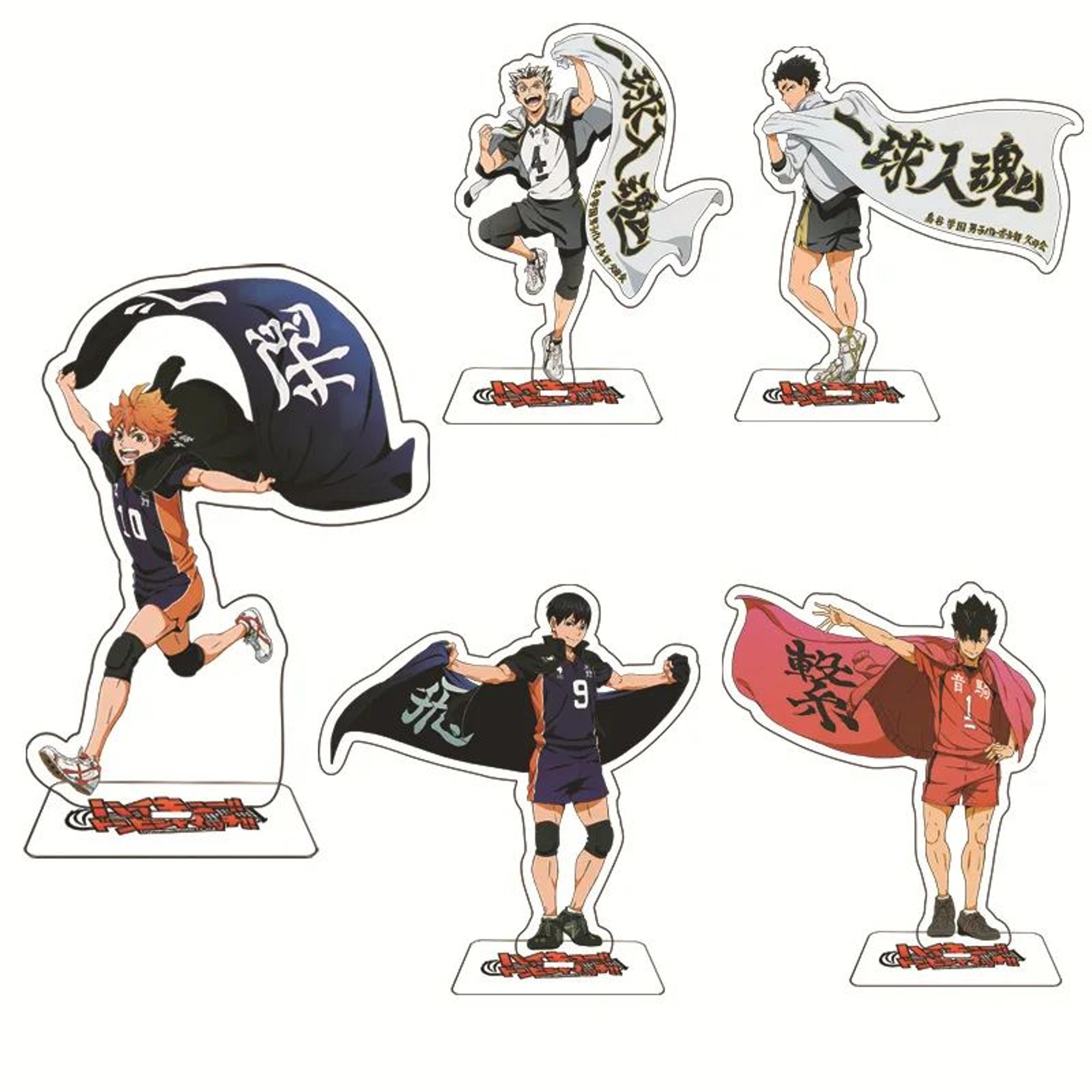 Haikyuu Acrylic Stand Figure  Anime Volleyball Character Desk Display Ornament 4