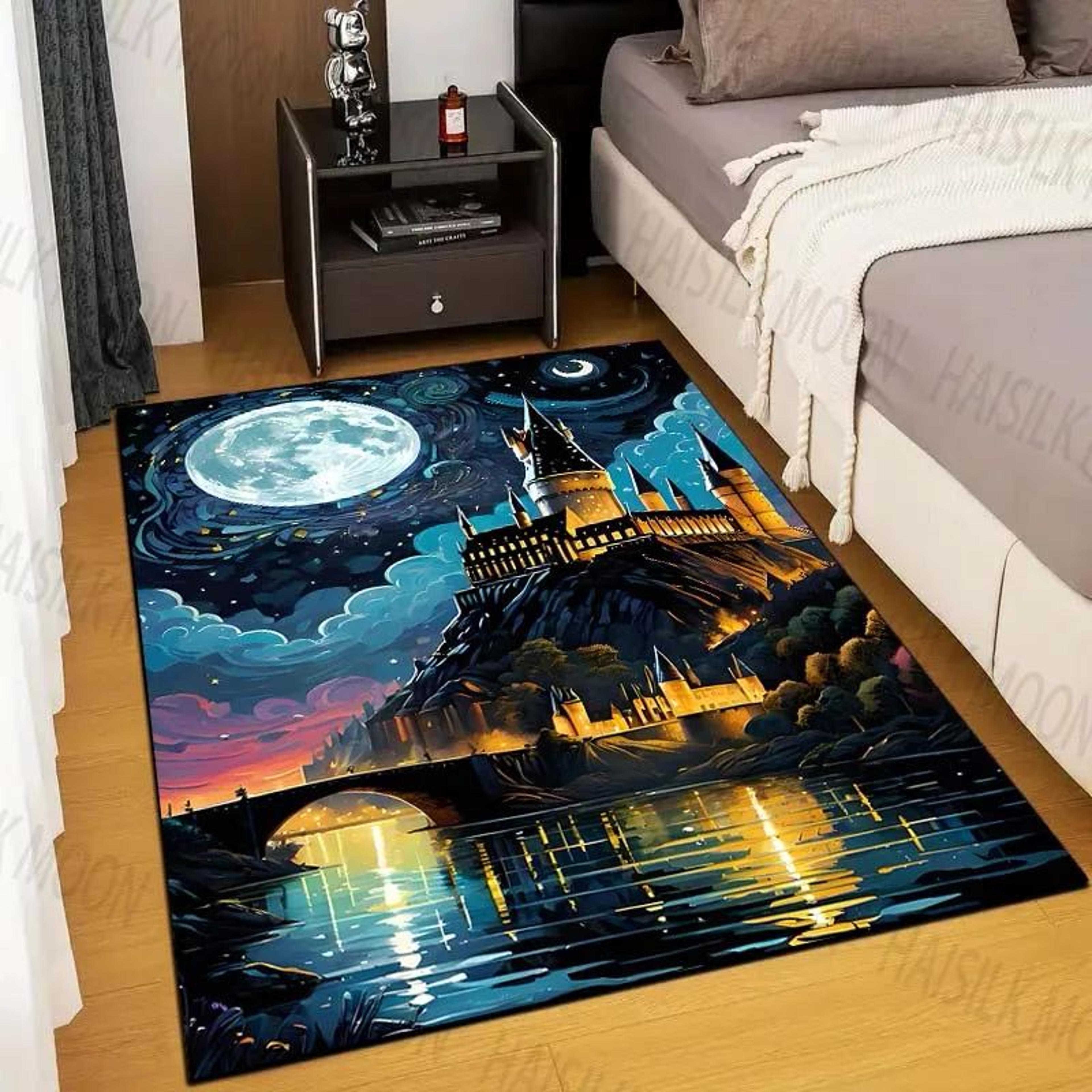 Magic Castle Fantasy Rug  NonSlip Soft Carpet For Kids Bedroom  Living Room Decor 5