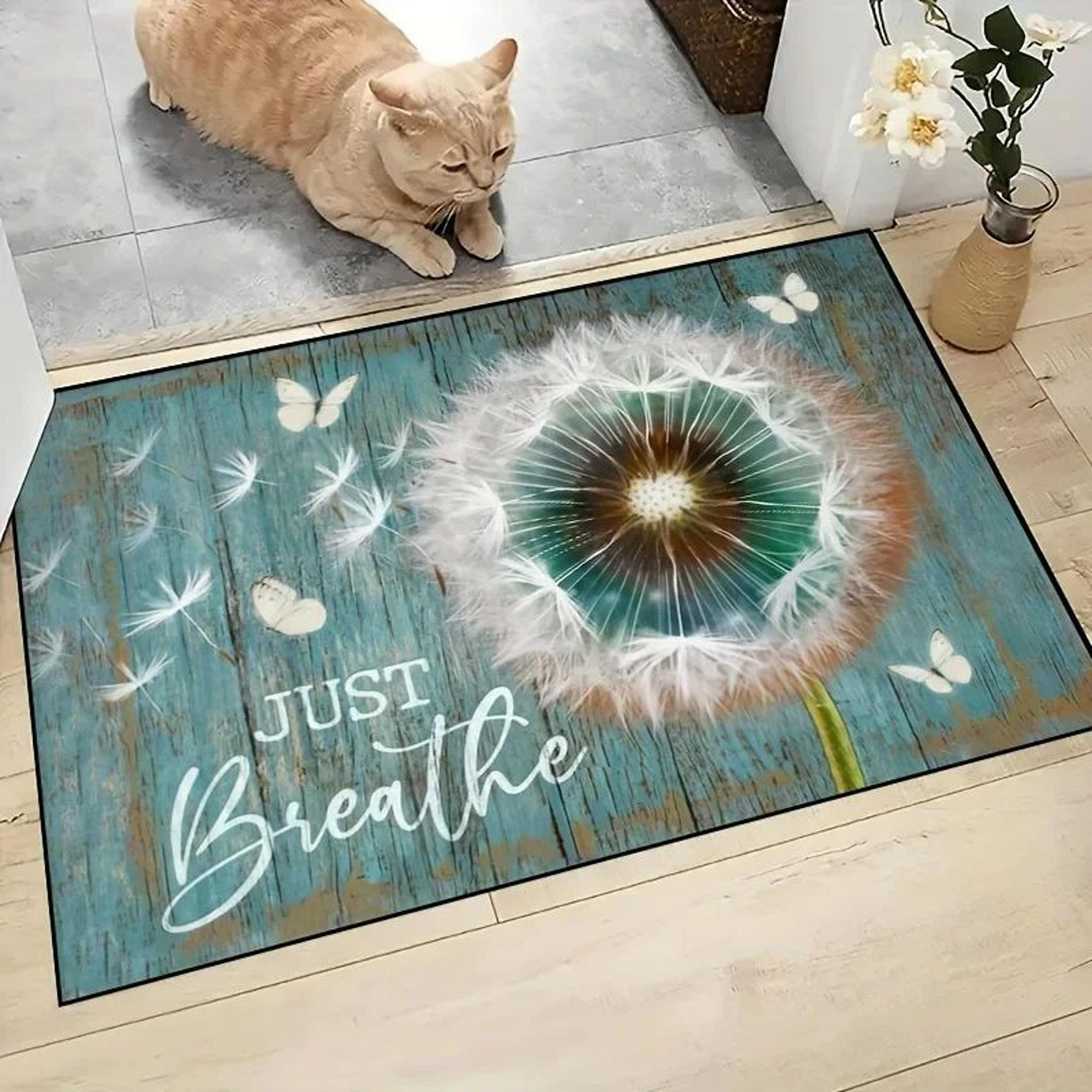 Rustic Wooden Box Print Doormat  NonSlip Washable Absorbent Floor Rug For Home Entryway 11
