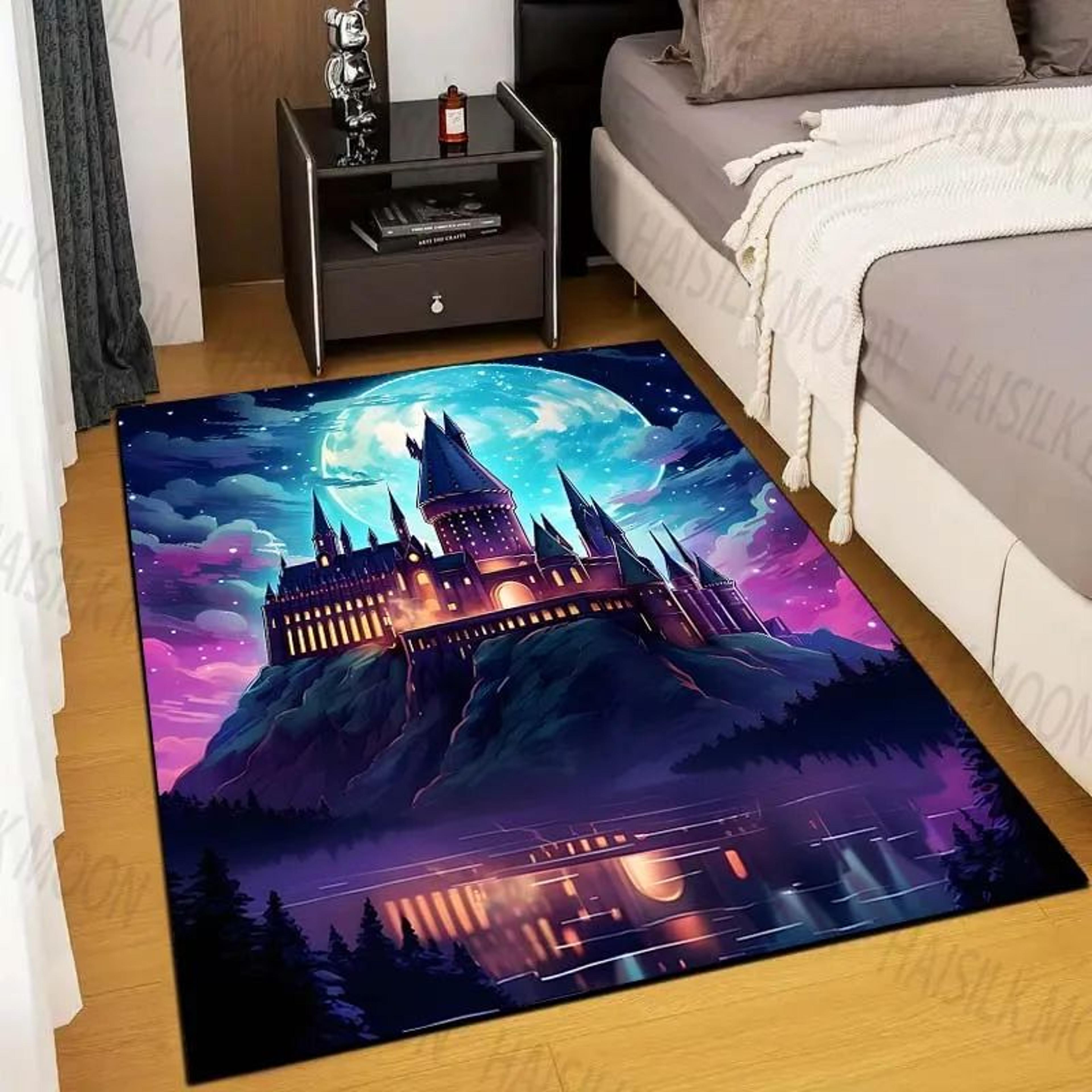 Magic Castle Fantasy Rug  NonSlip Soft Carpet For Kids Bedroom  Living Room Decor 15