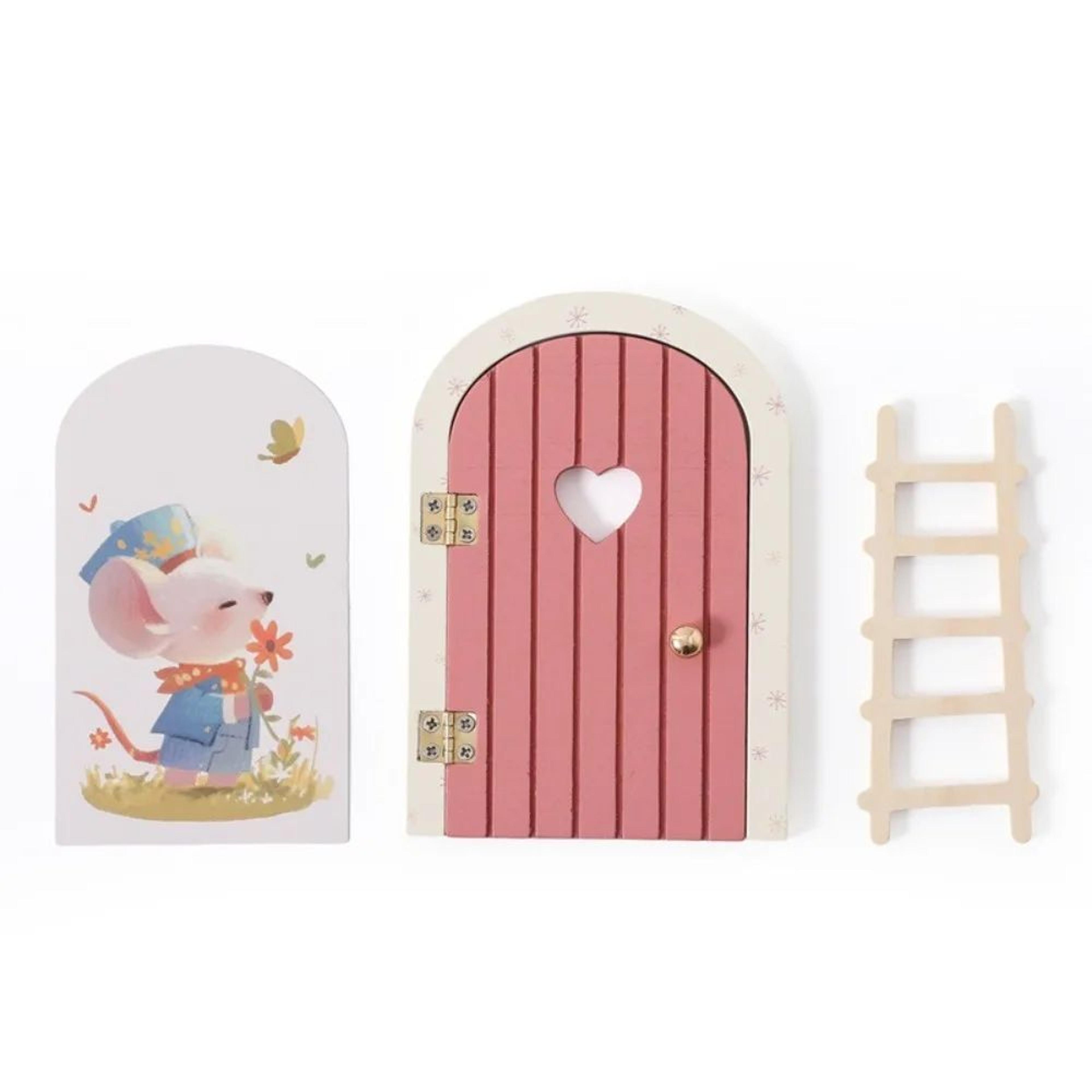 Enchanted Fairy Elf Mini Door Decor Set  Whimsical Wall  Tooth Box Gift For Kids Rooms 6
