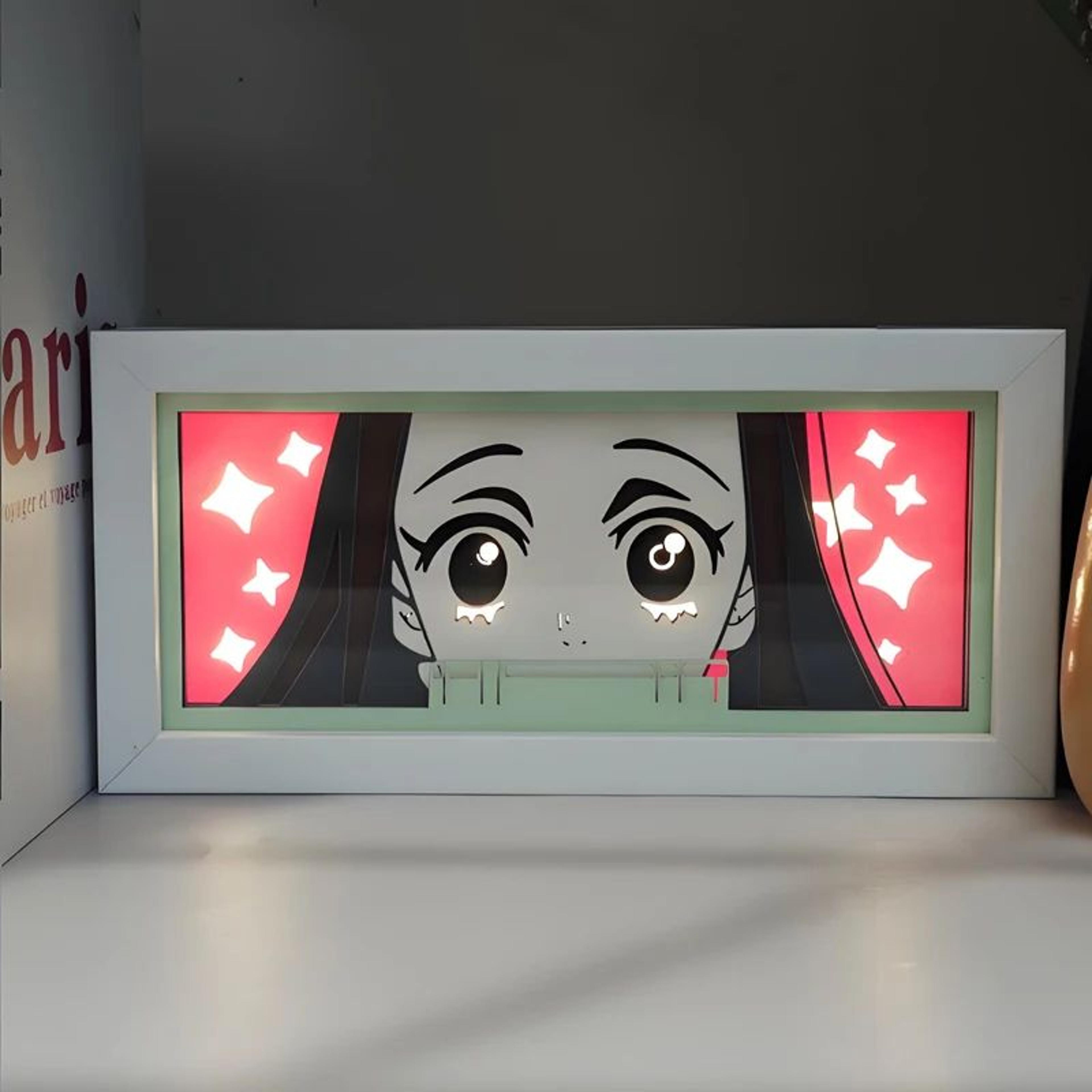 Demon Slayer 3D LED Light Box  Kamado Tanjiro Anime Night Light For Bedroom Decor 2