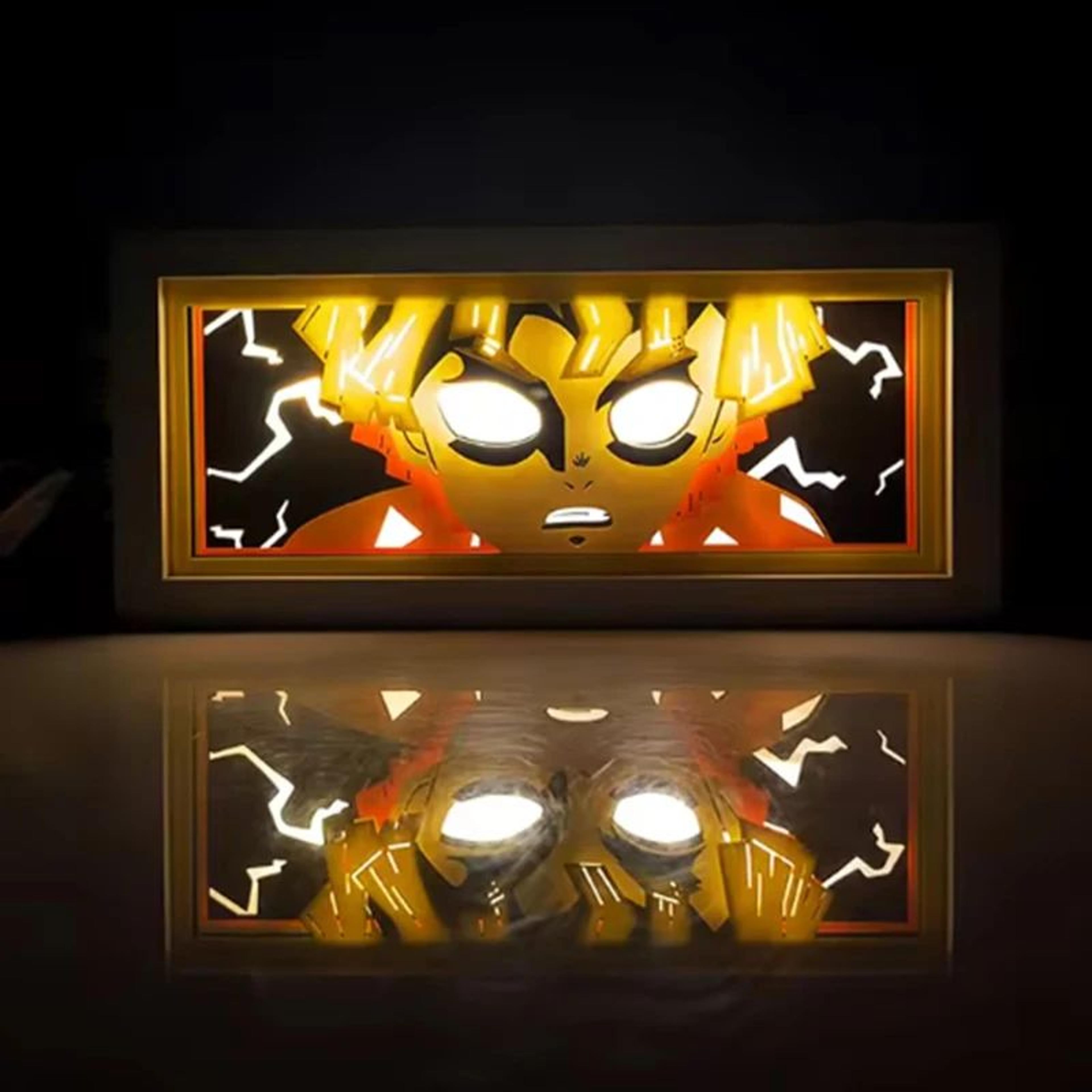 Demon Slayer 3D LED Light Box  Kamado Tanjiro Anime Night Light For Bedroom Decor 13