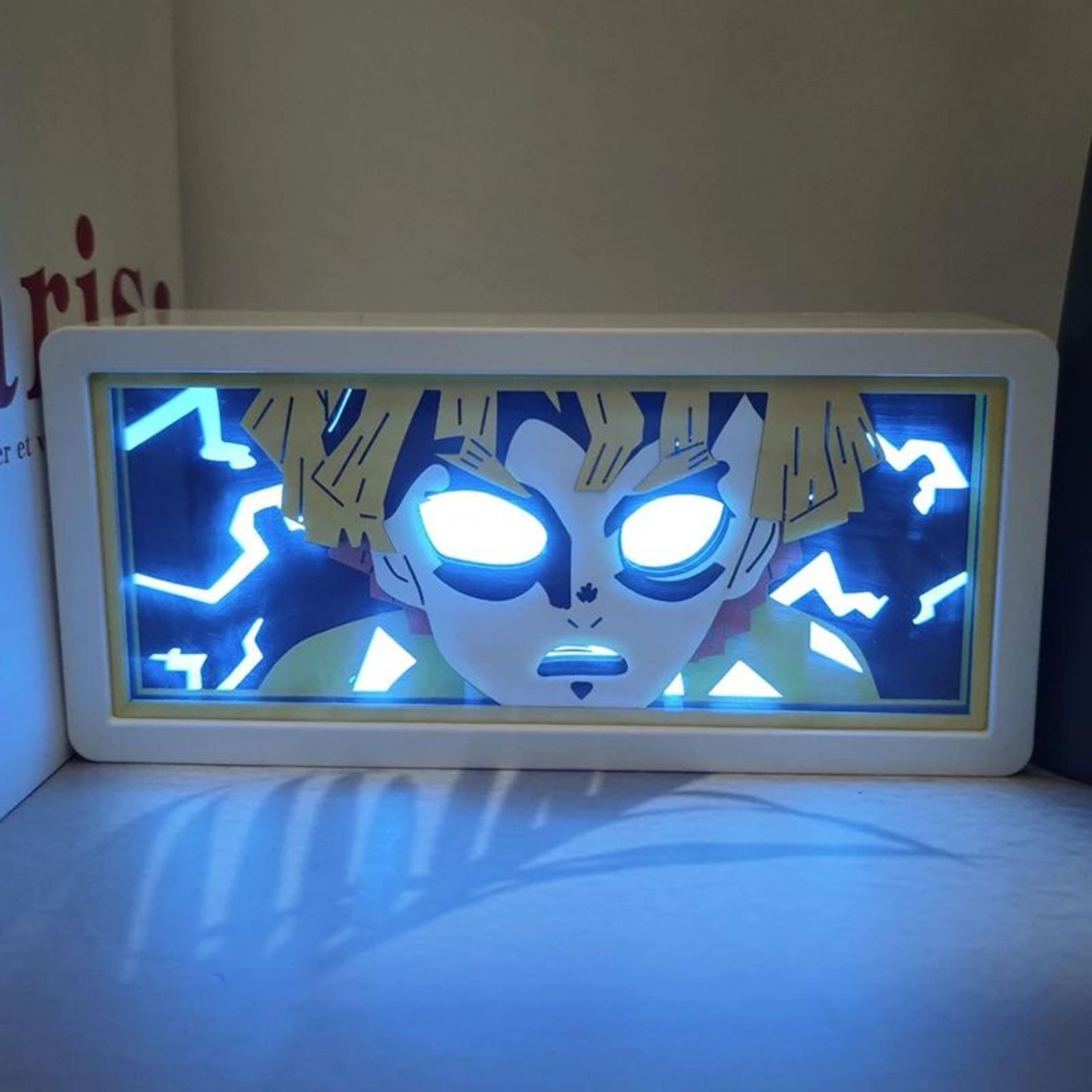 Demon Slayer 3D LED Light Box  Kamado Tanjiro Anime Night Light For Bedroom Decor 24