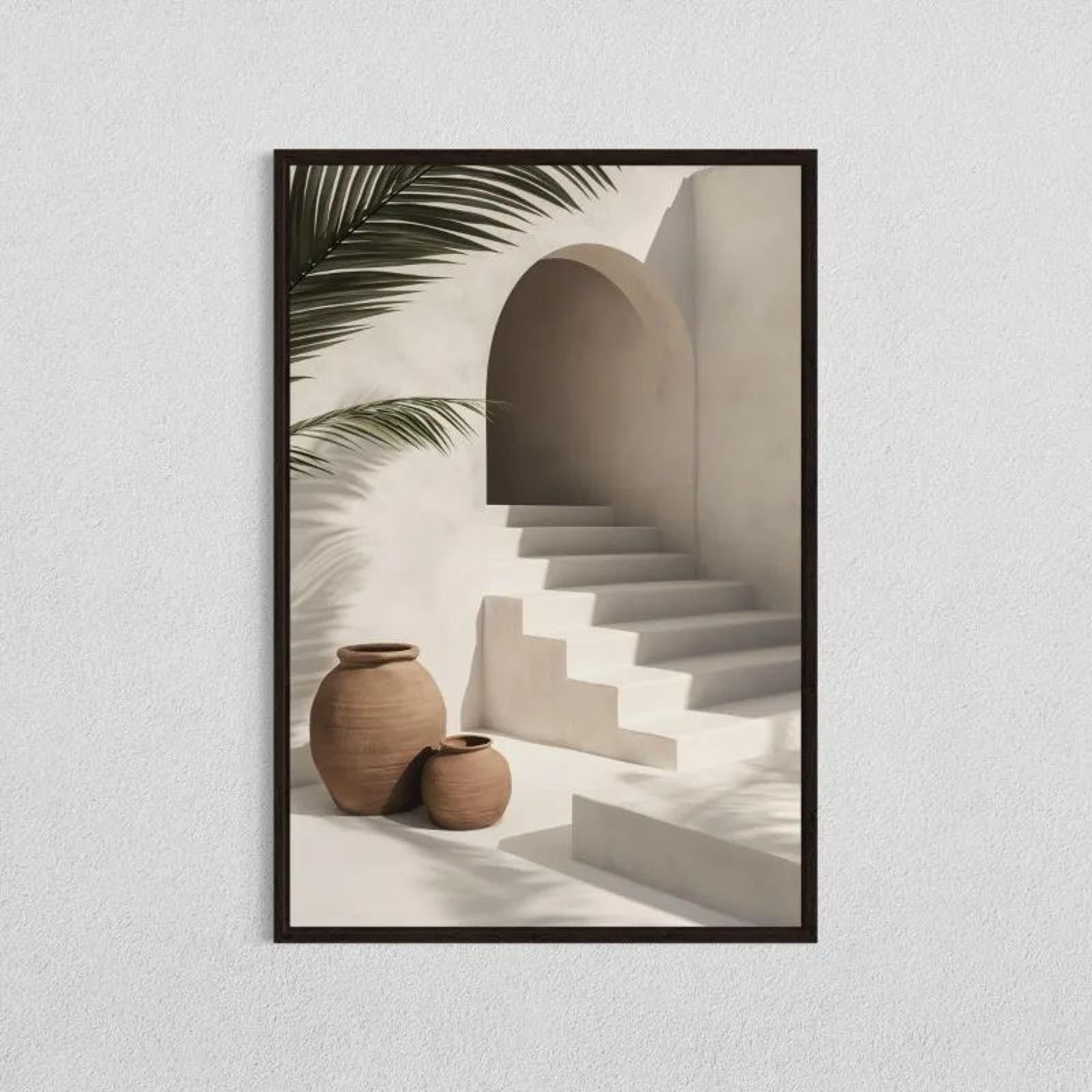 Minimalist Olive Tree Canvas Wall Art  Mediterranean Still Life Poster For Natural Home Decor 15