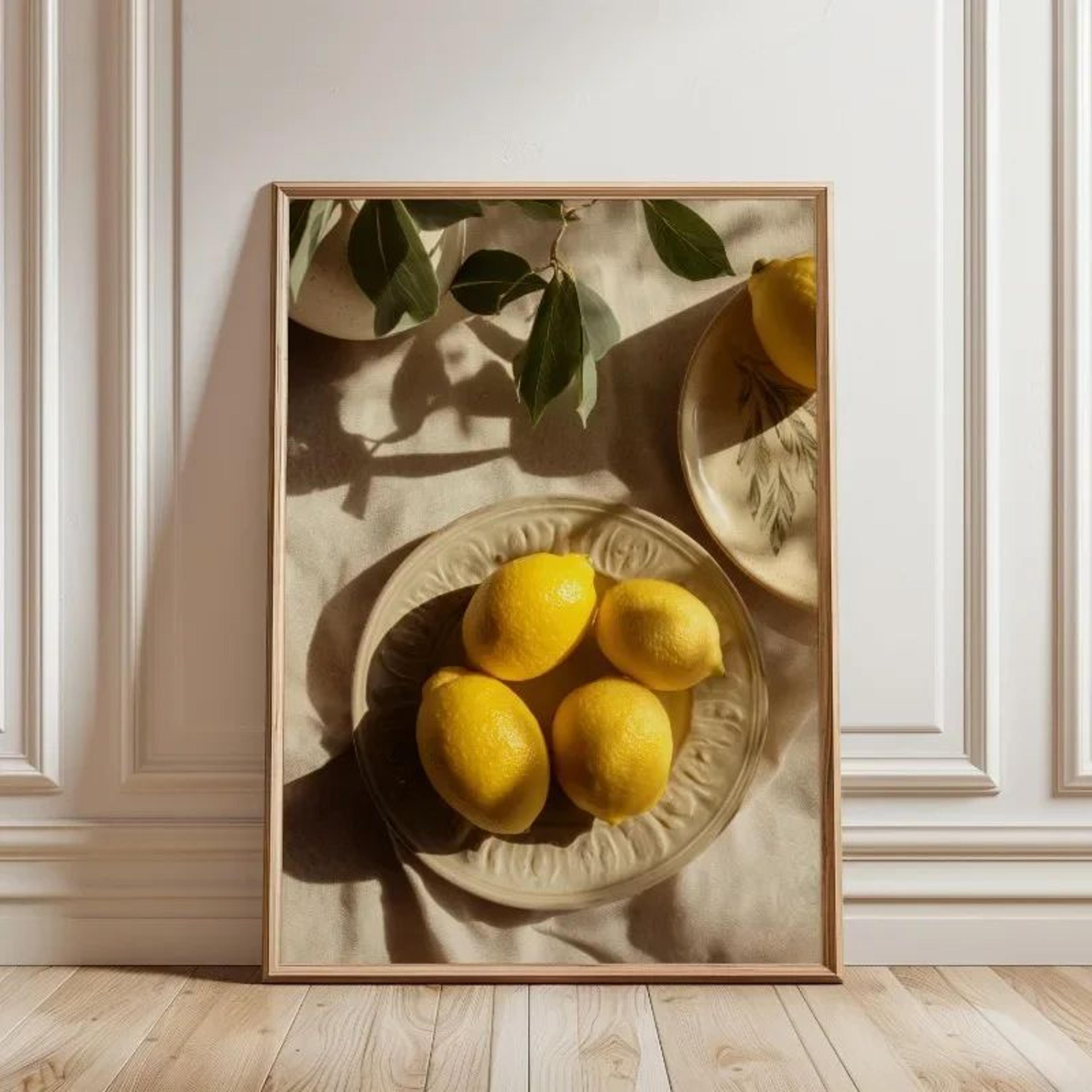 Minimalist Olive Tree Canvas Wall Art  Mediterranean Still Life Poster For Natural Home Decor 16