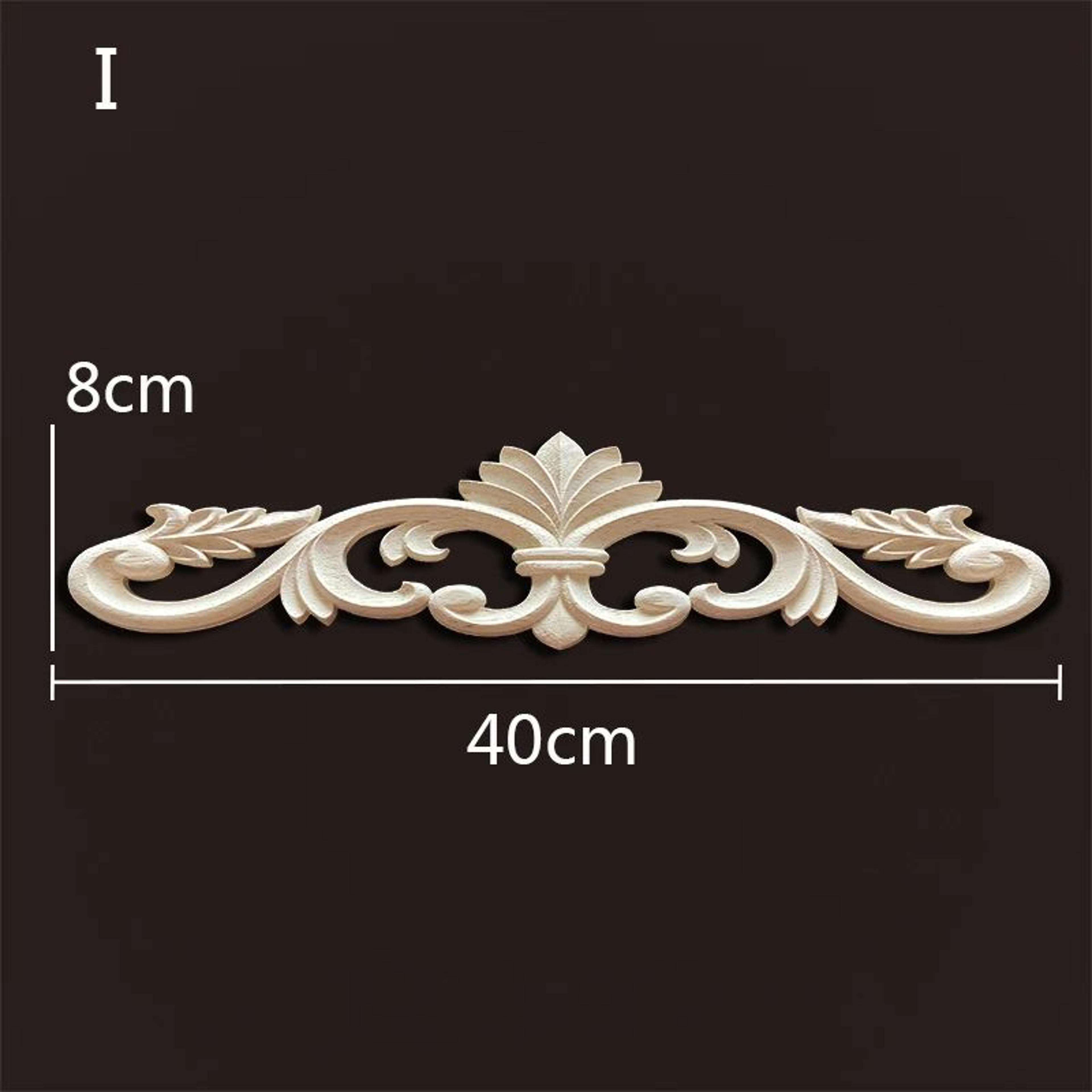 Antique Wood Carved Appliques Onlays  Decorative Moulding Wall  Furniture Accents 22