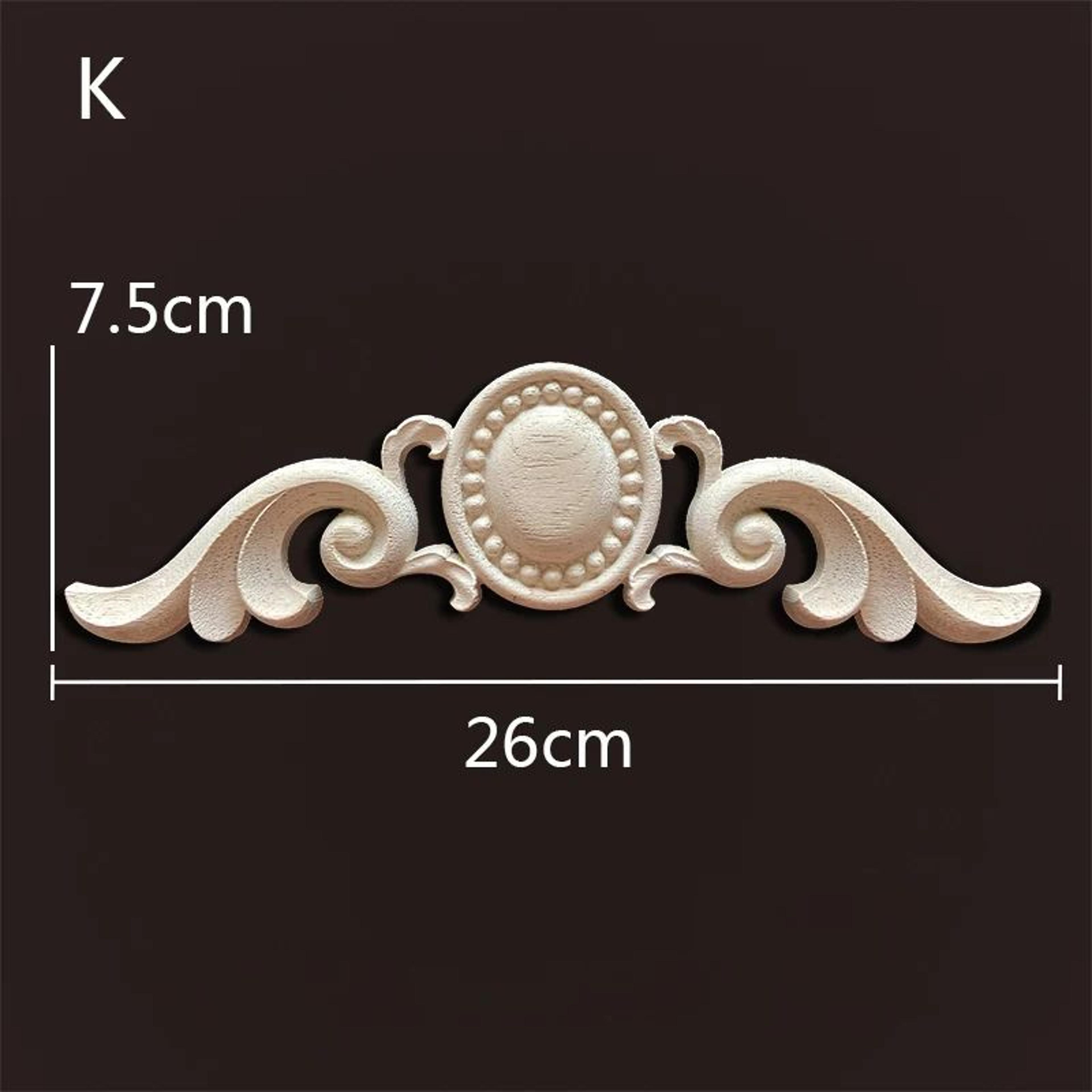 Antique Wood Carved Appliques Onlays  Decorative Moulding Wall  Furniture Accents 24