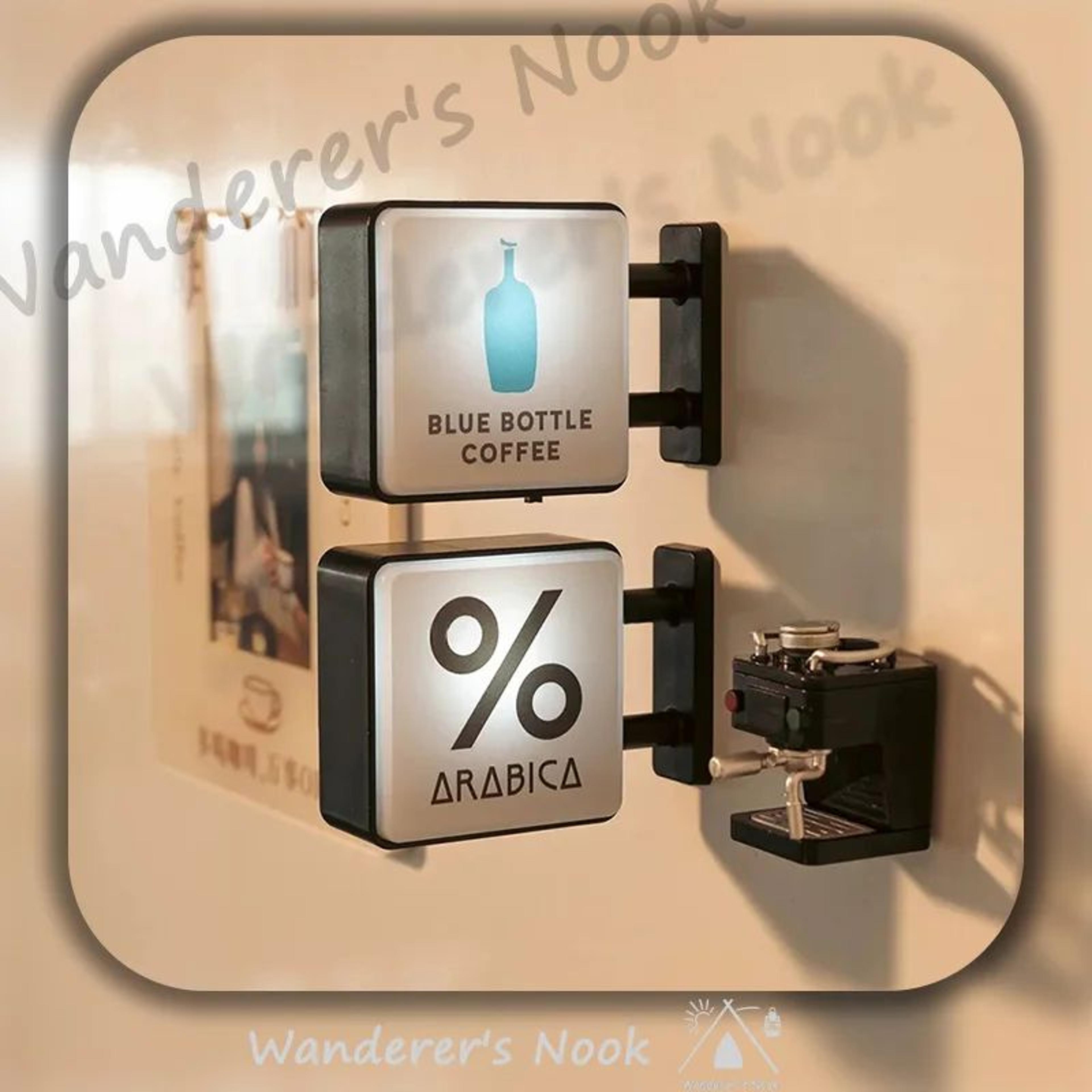 LED Coffee Corner Light Sign Magnet  Mini Pegboard Fridge Decor For Cozy Cafe Vibes 2