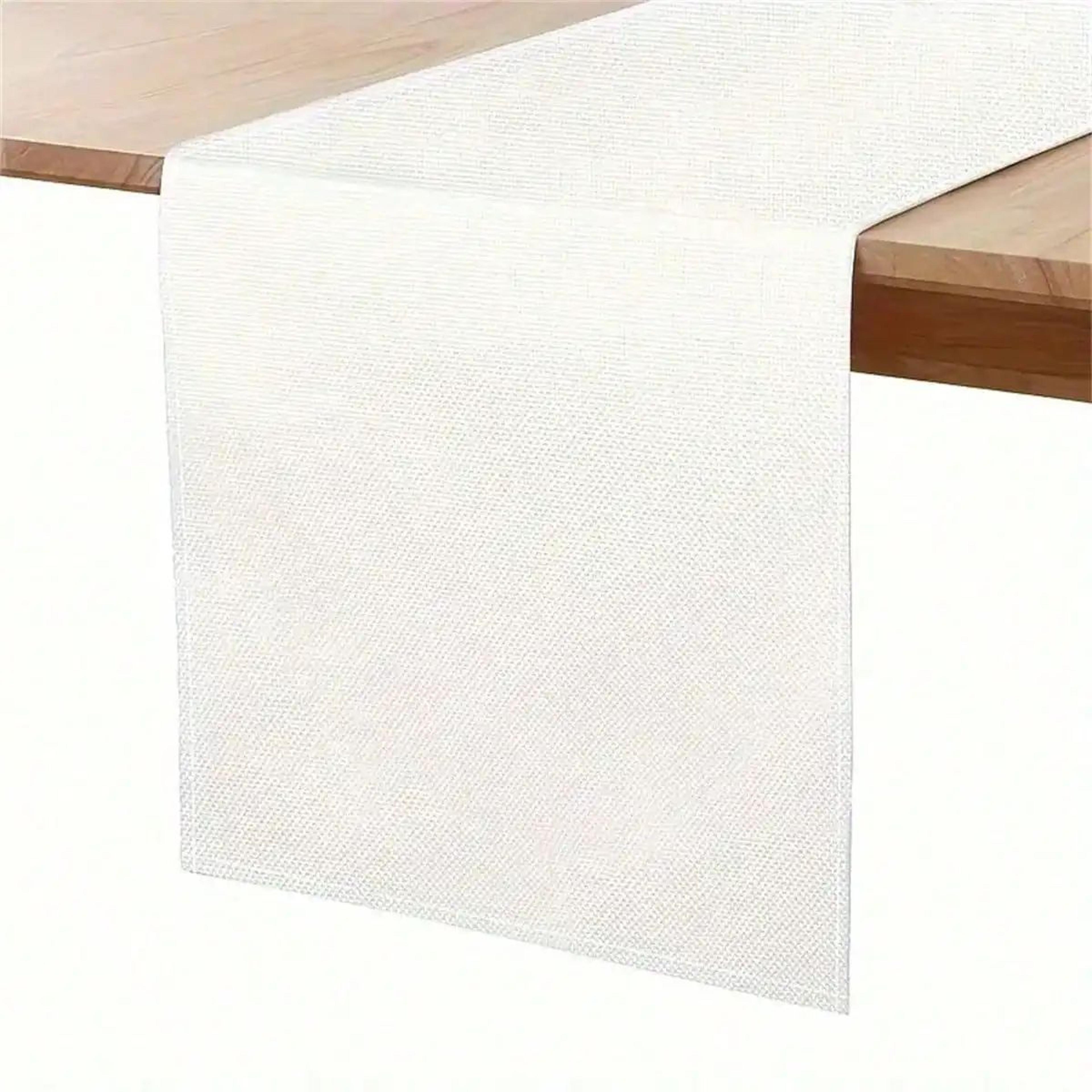 Personalized Linen Table Runner  Custom Printed Wedding  Holiday Dining Decor 4