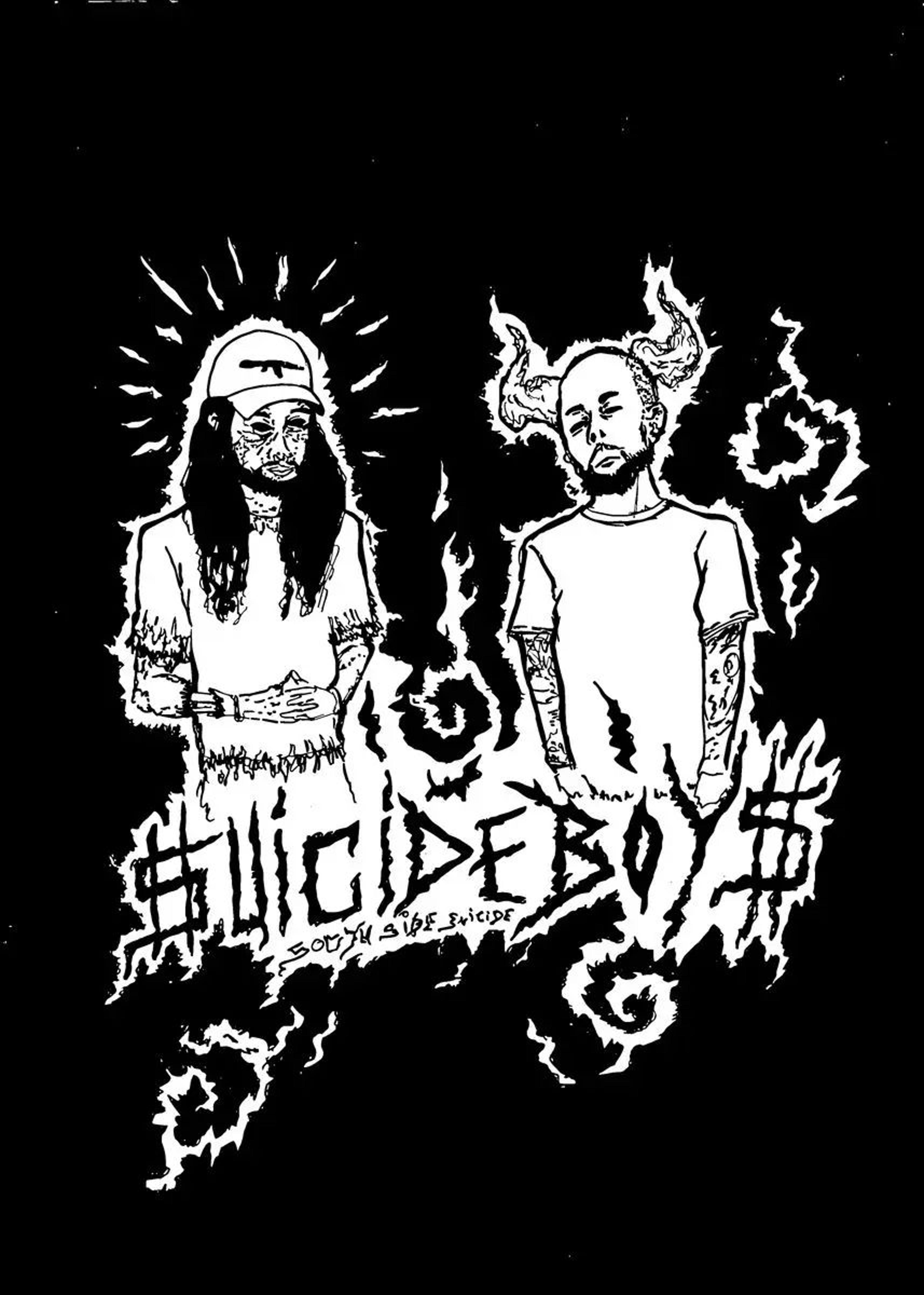 Suicideboys Vintage Canvas Poster  Hip Hop Rap Album Wall Art Decor 11