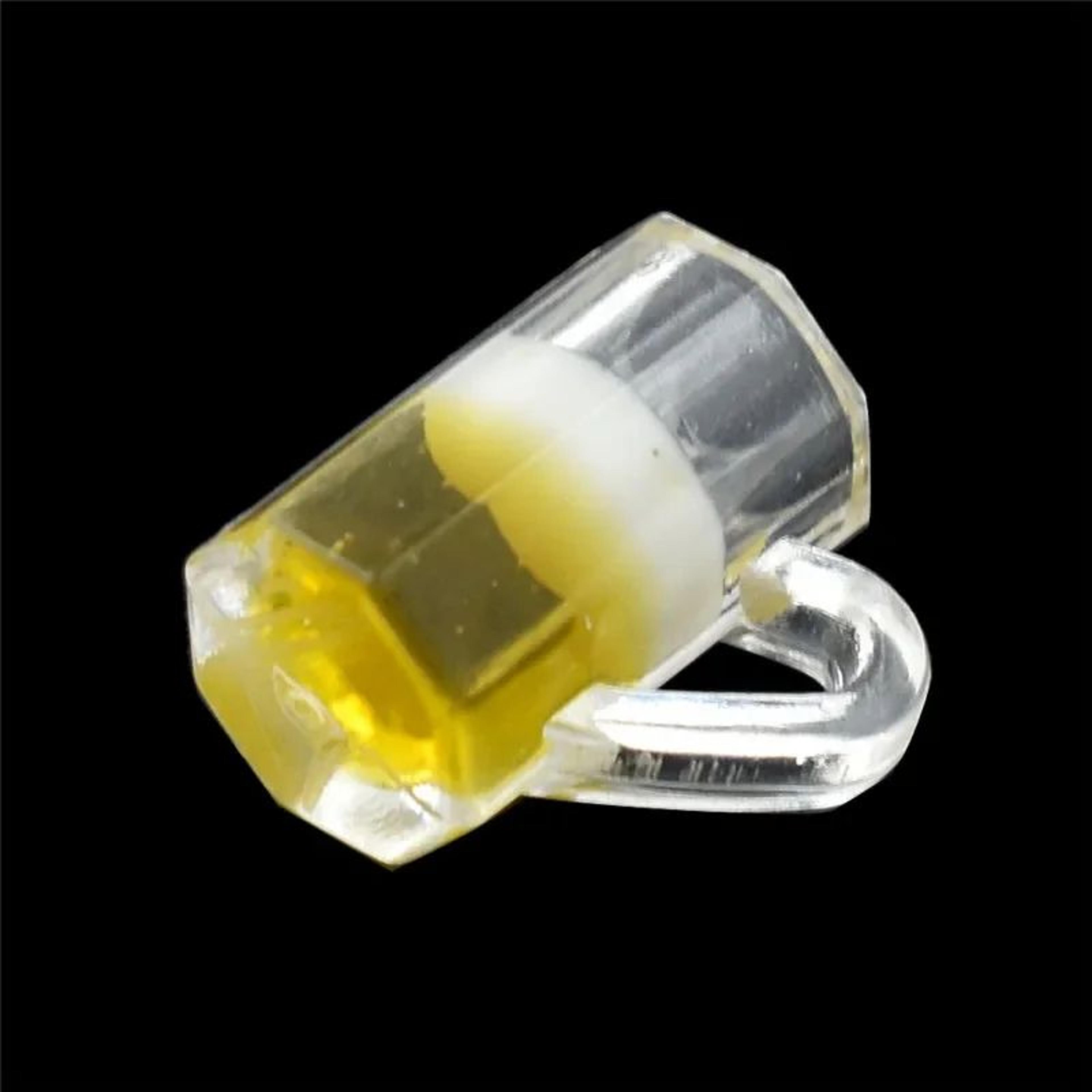 Mini Resin Beer Glass Set  10pcs Dollhouse Miniature Cups For Table Decor 1