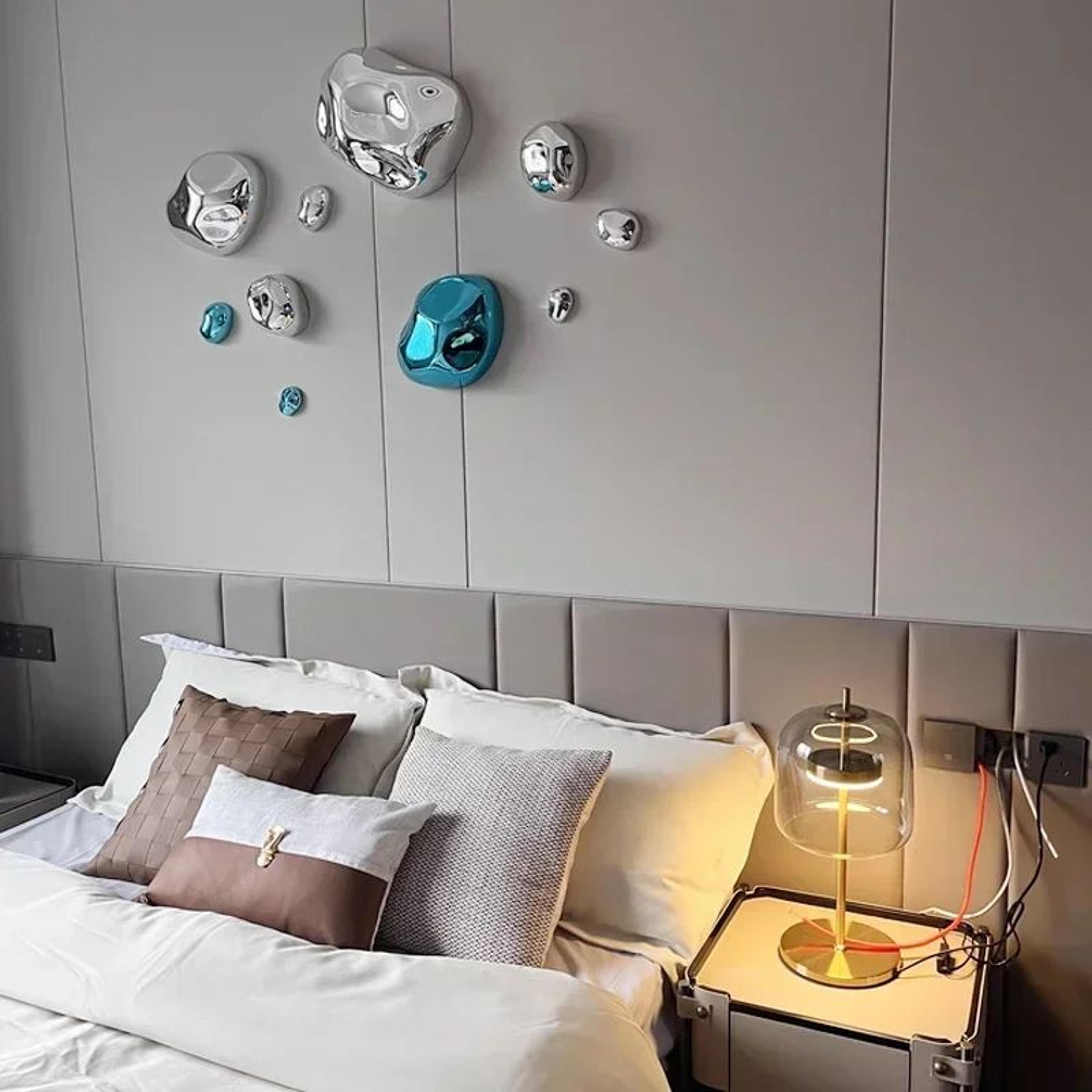 Modern Abstract Stone Wall Hanging  Creative Home Decor Pendant Ornament 1