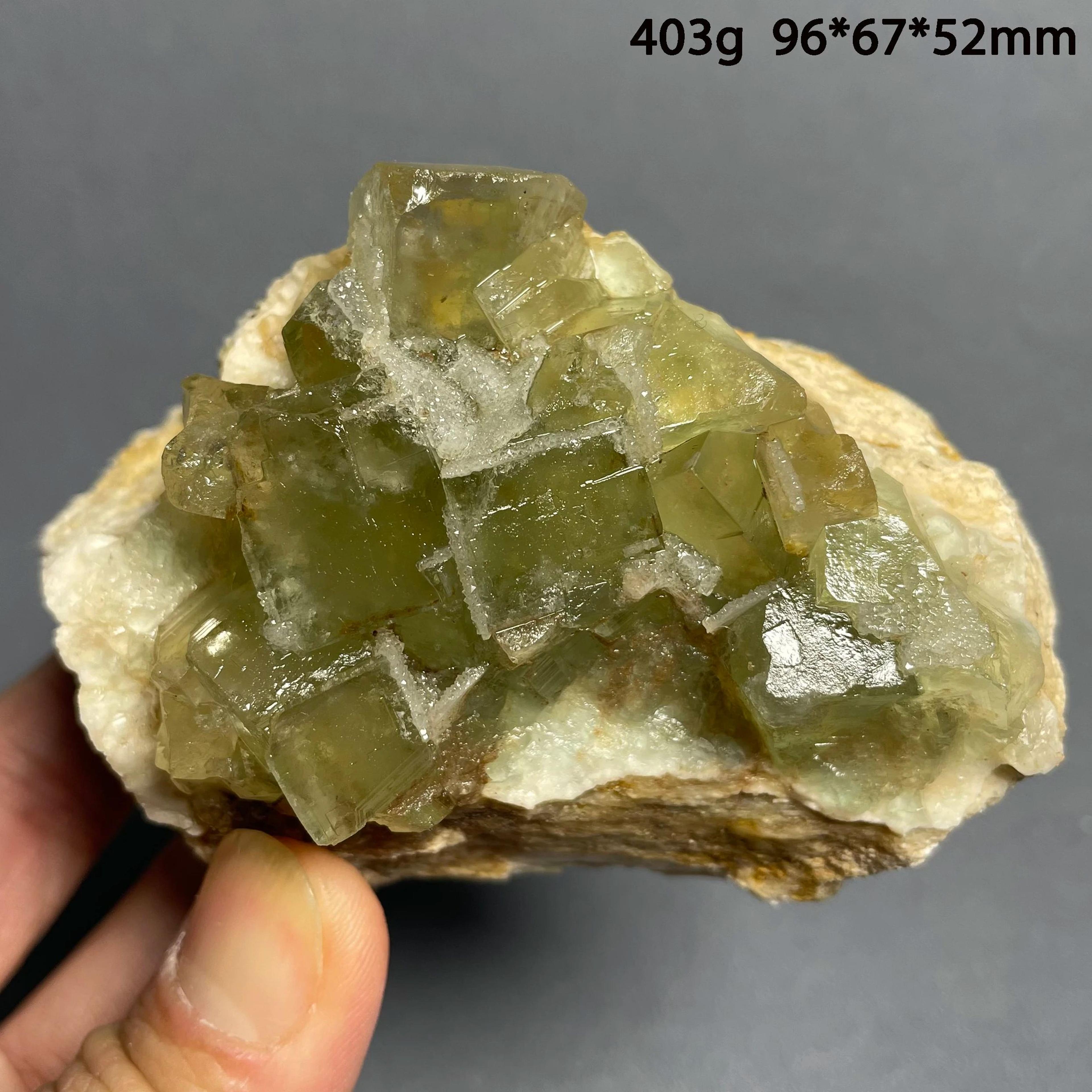 Madagascar Green Fluorite Crystal Cluster  Natural Healing Stone Home Decor 5