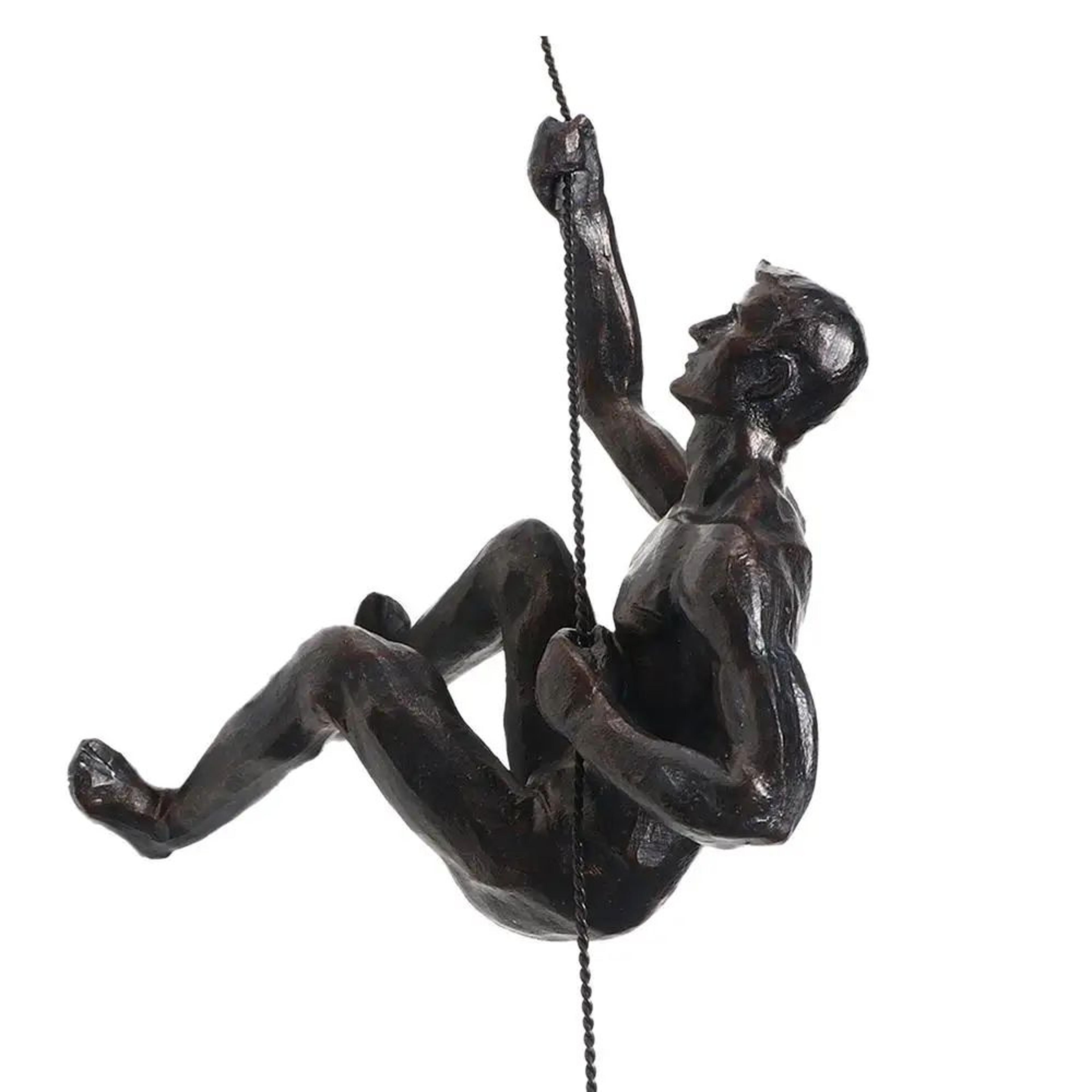 Rock Climbing Man Resin Wall Sculpture  3D Adventure Wall Art Decor 8