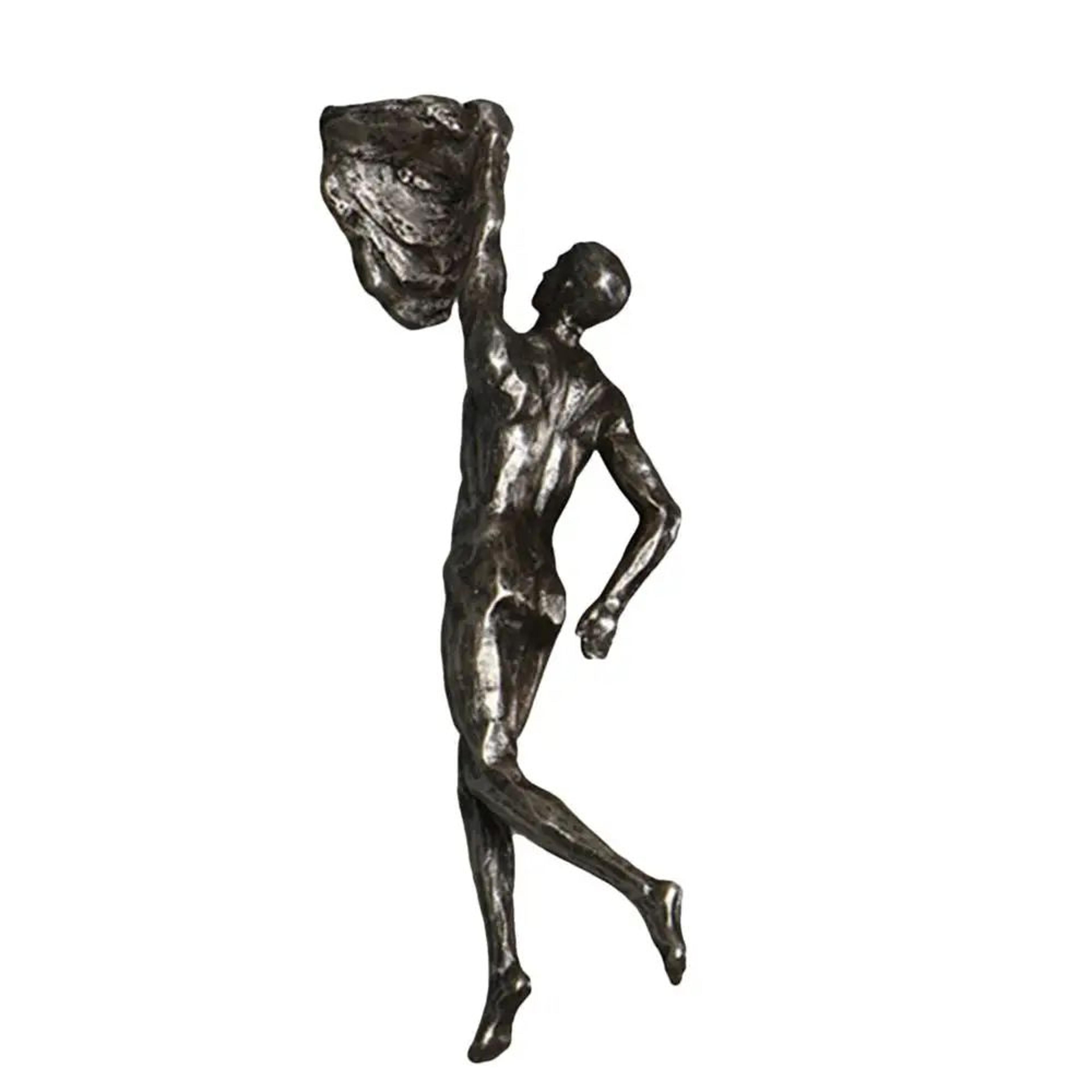Rock Climbing Man Resin Wall Sculpture  3D Adventure Wall Art Decor 11