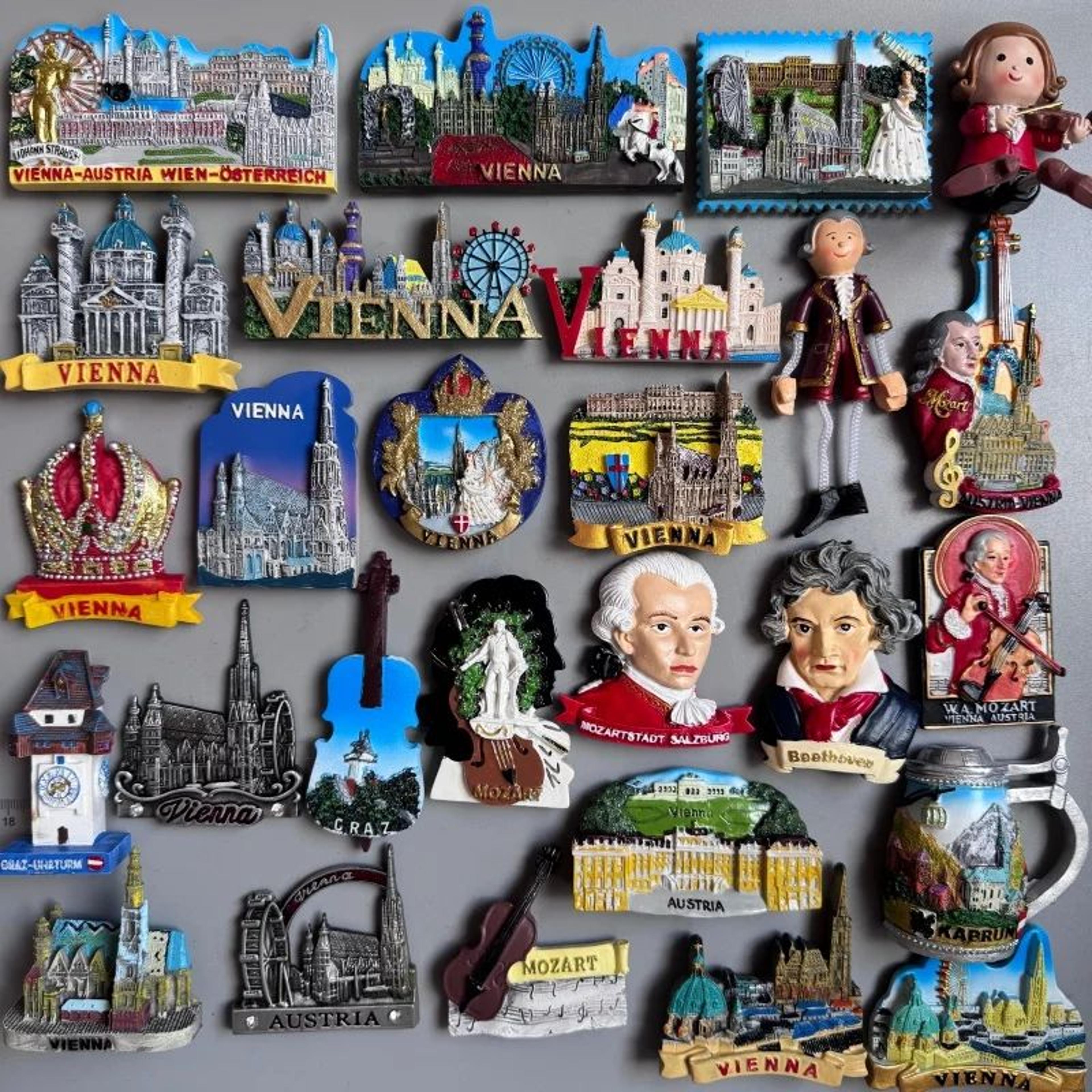 austria scenic fridge magnet – vienna salzburg innsbruck souvenir decor