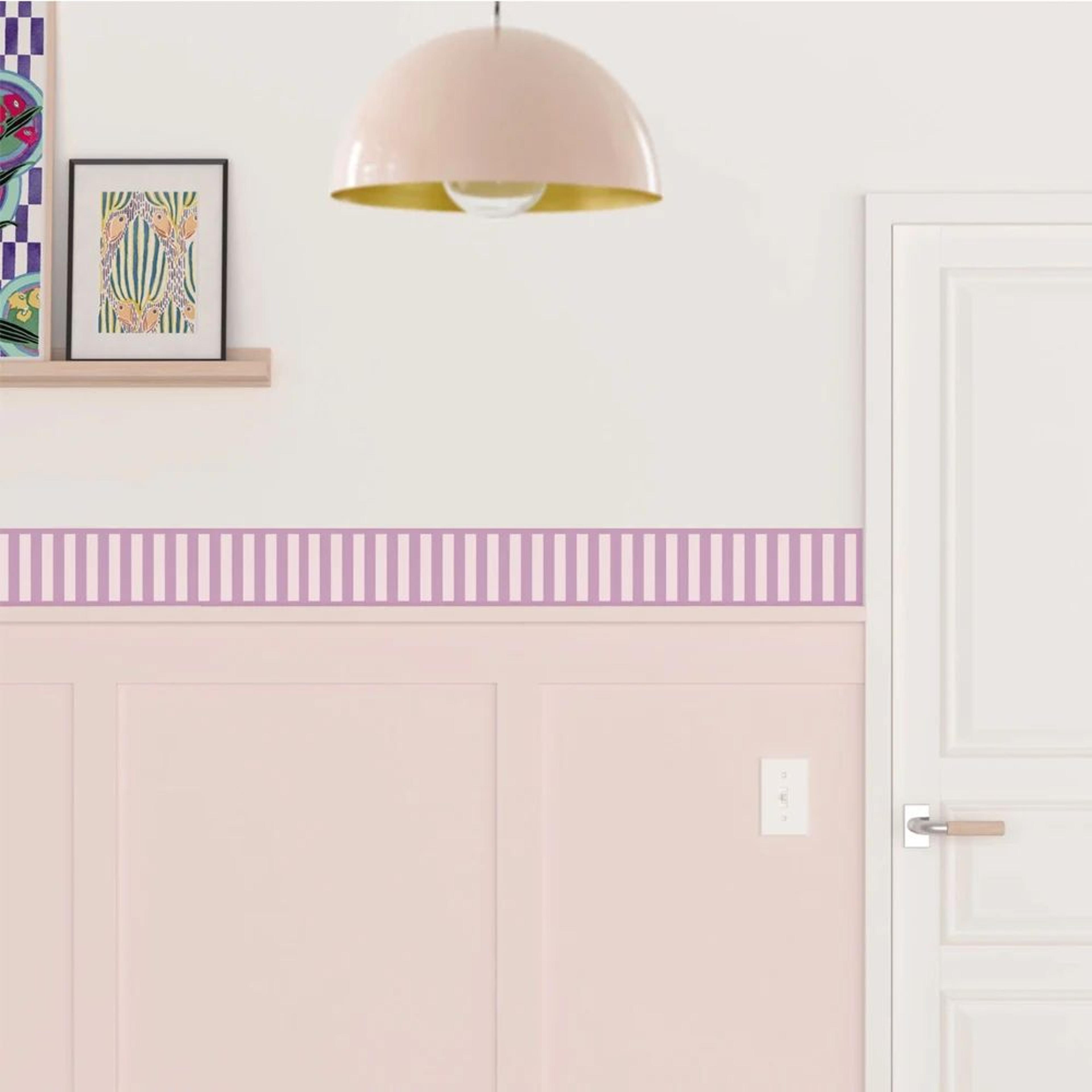 SelfAdhesive Waterproof Decorative Wall Border Stickers  Modern PVC Peel  Stick Wallpaper Strips 1