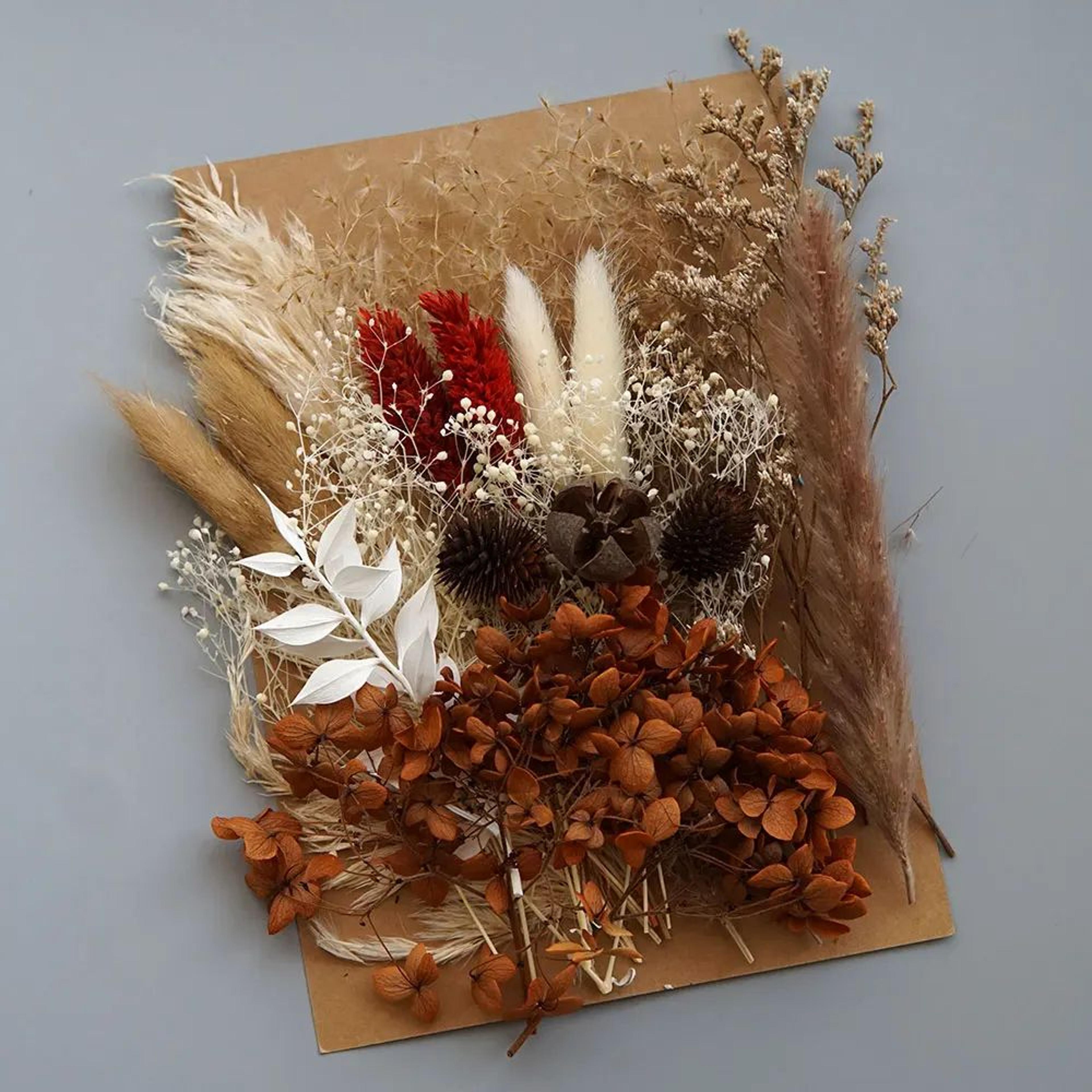 Preserved Dried Hydrangea Flower Set  Real Floral Materials For Resin Candle  DIY Crafts 22