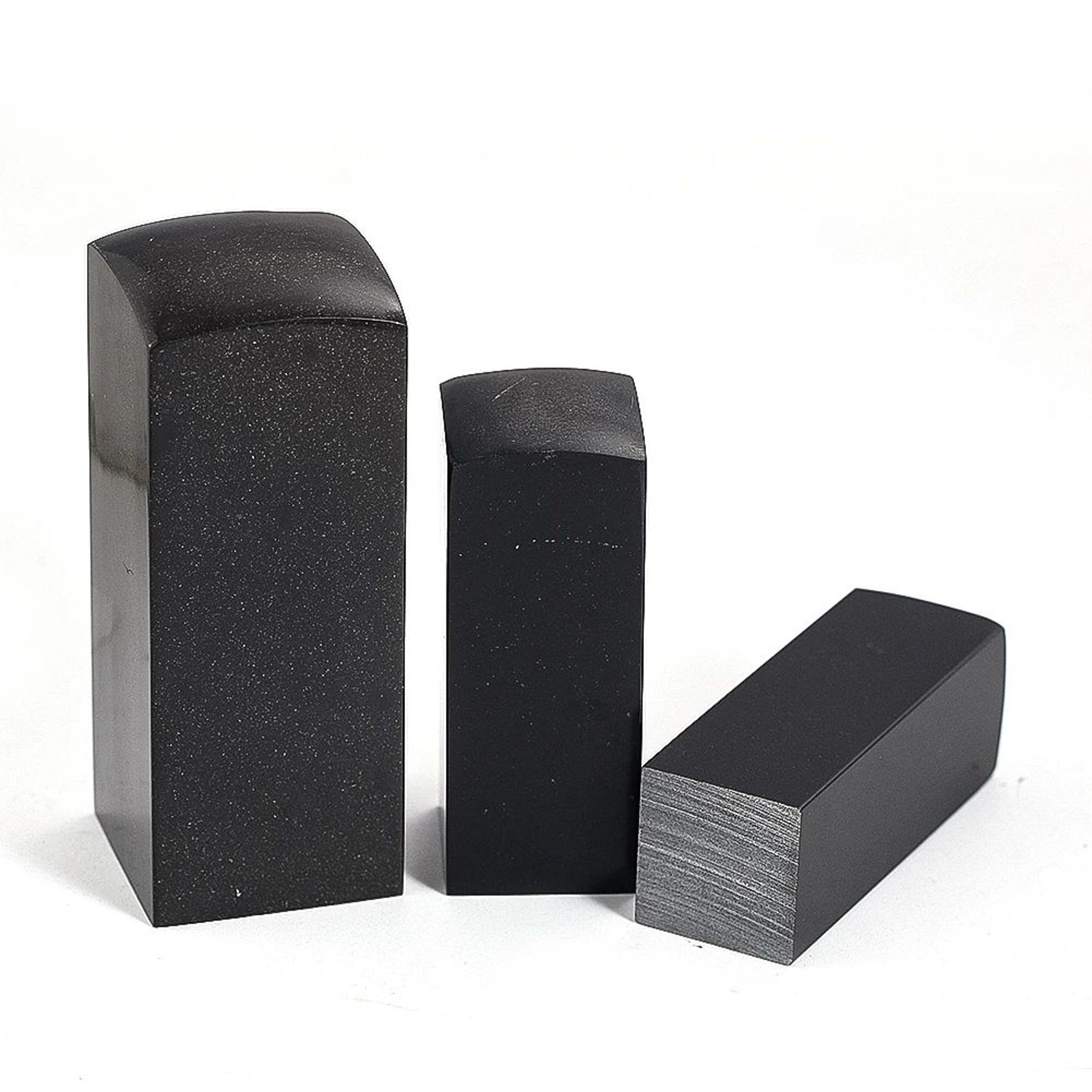 Natural Black Buffalo Horn Craft Blank  Smooth DIY Seal Material For Carving Knife Handles  Handmad 5