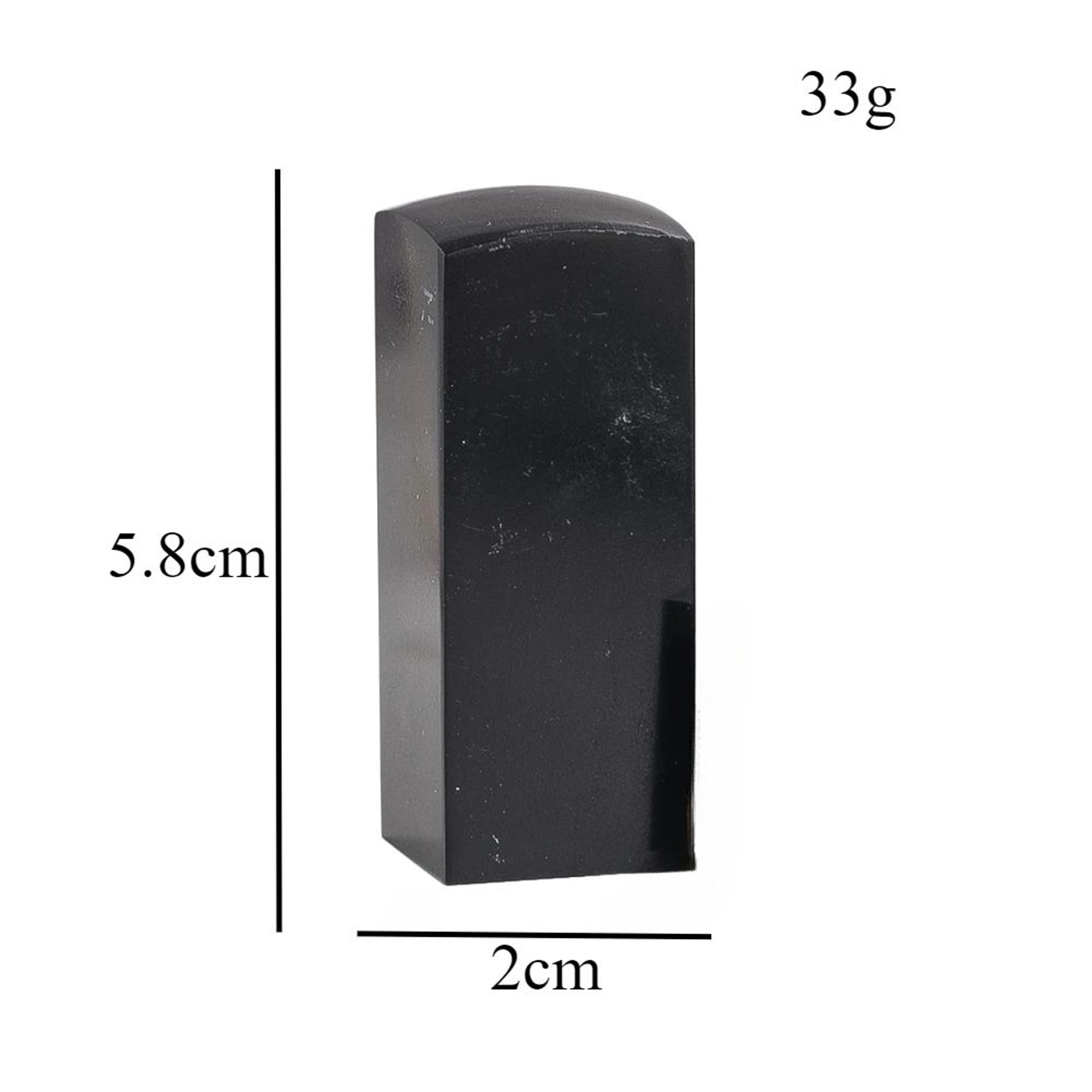 Natural Black Buffalo Horn Craft Blank  Smooth DIY Seal Material For Carving Knife Handles  Handmad 6