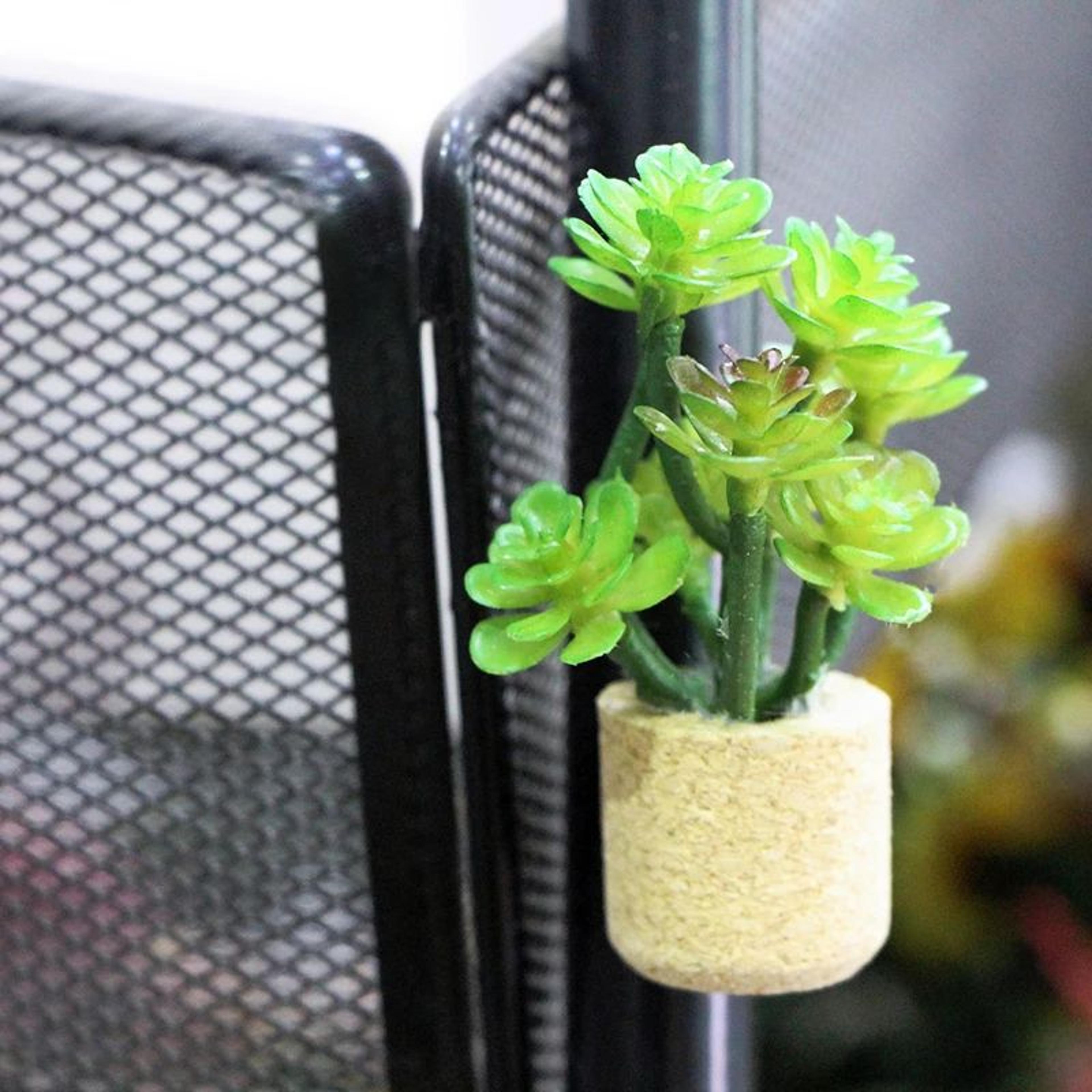 Miniature Dollhouse Potted Plants  Realistic Greenery Decor For 112 Scale Mini Garden  DIY Scenes 3