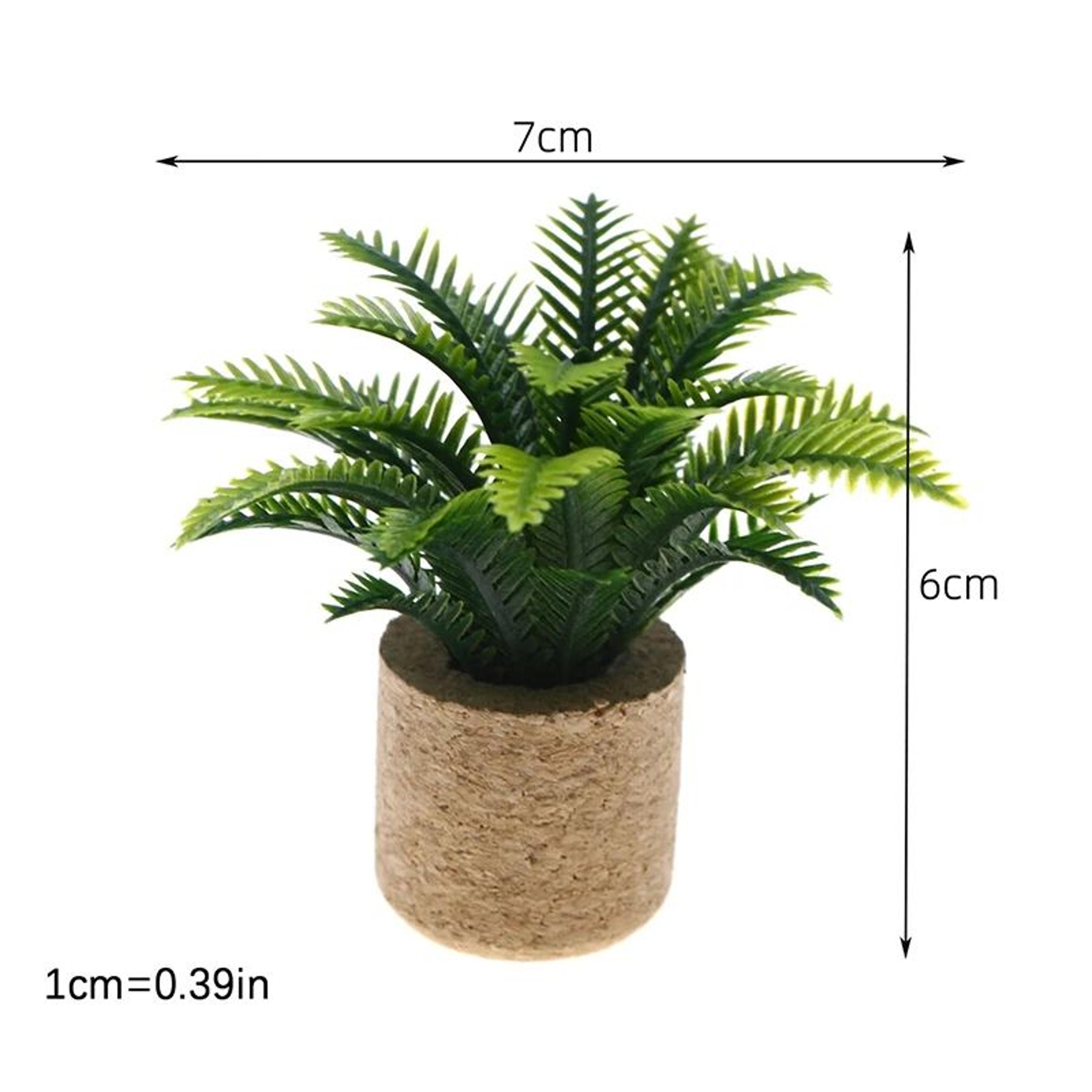 Miniature Dollhouse Potted Plants  Realistic Greenery Decor For 112 Scale Mini Garden  DIY Scenes 9
