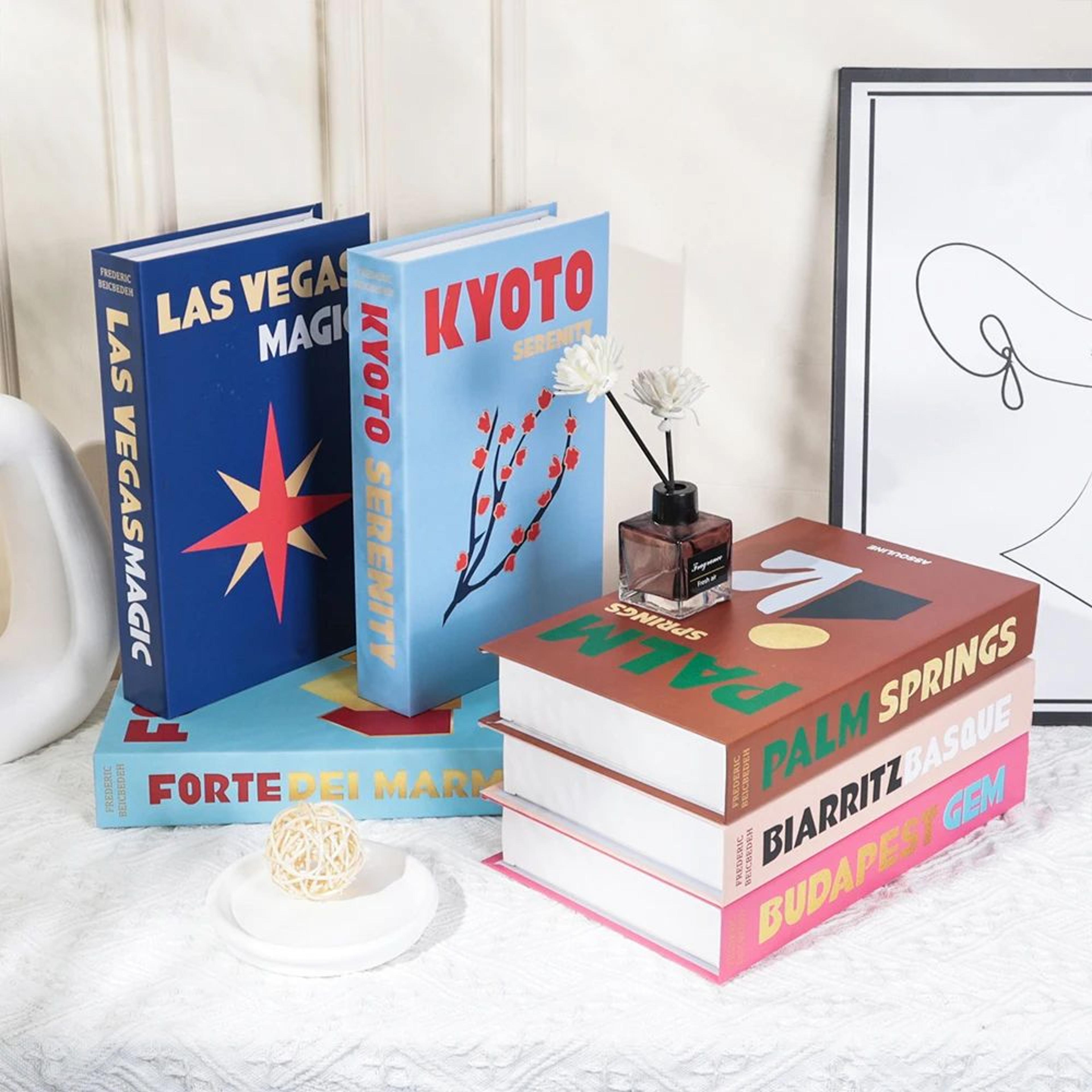 Luxury Decorative Fake Book Set  Modern Coffee Table Prop Books For Stylish Home Decor 1