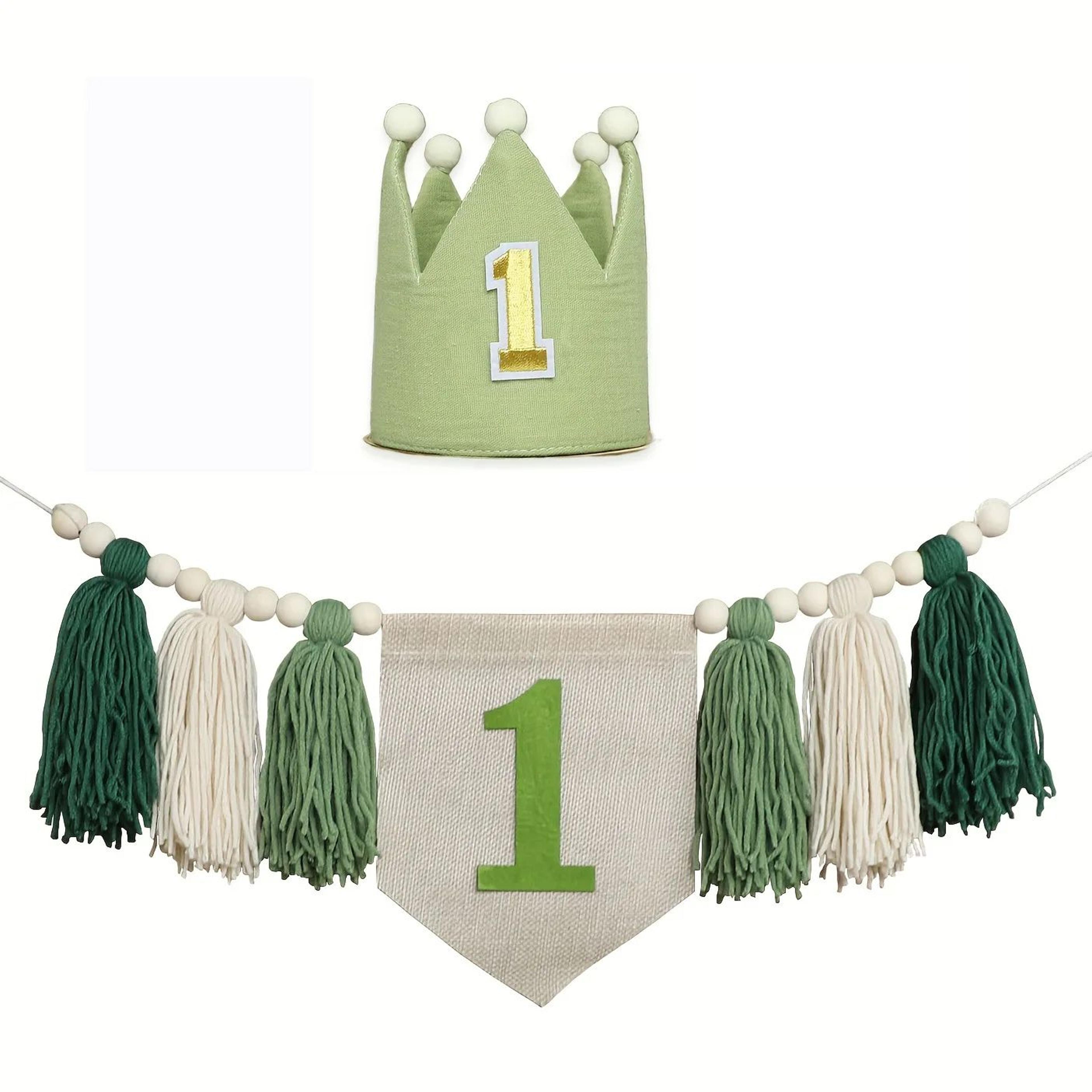 Boho 1st Birthday High Chair Banner  Modern Nursery  Baby Room Party Decoration 15