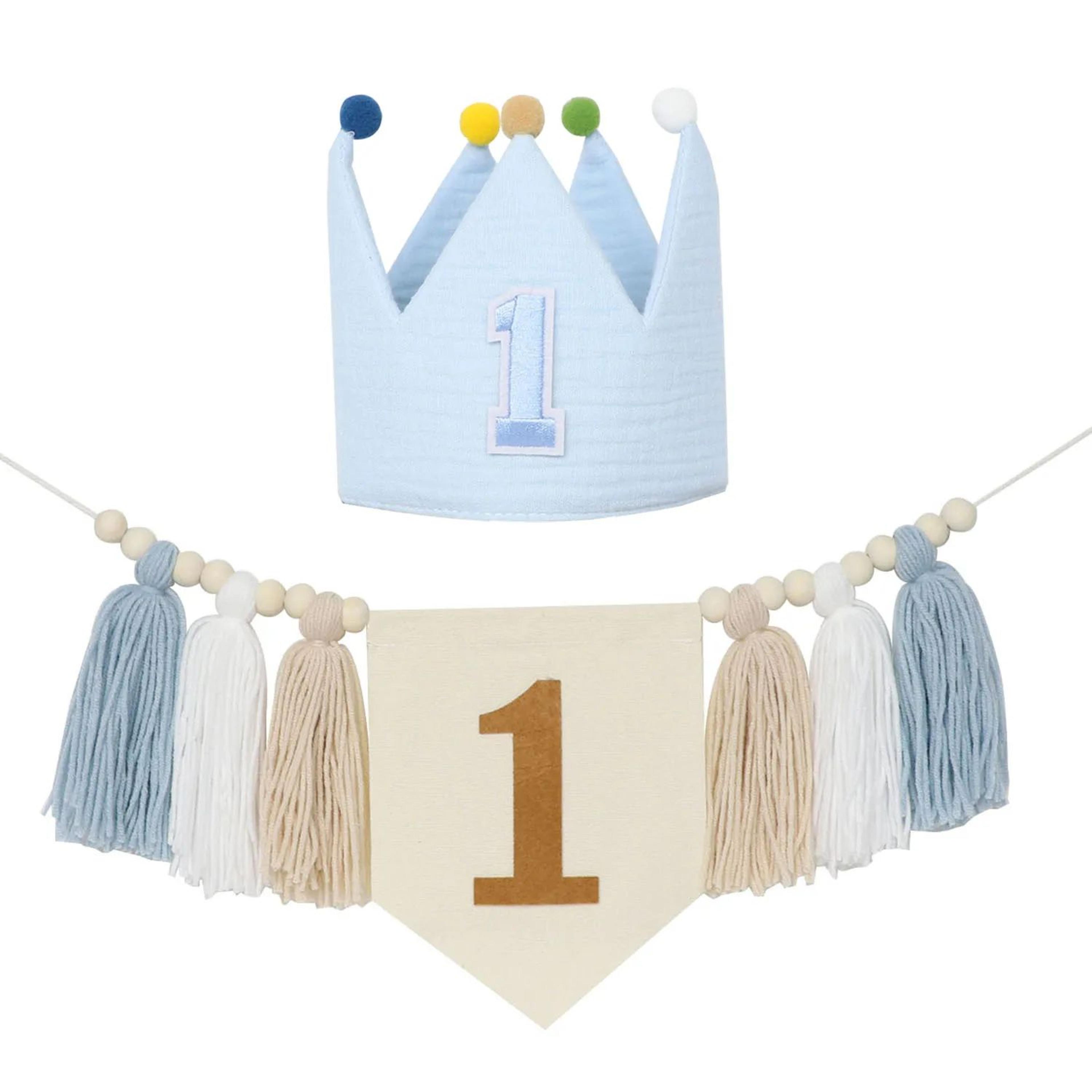 Boho 1st Birthday High Chair Banner  Modern Nursery  Baby Room Party Decoration 11