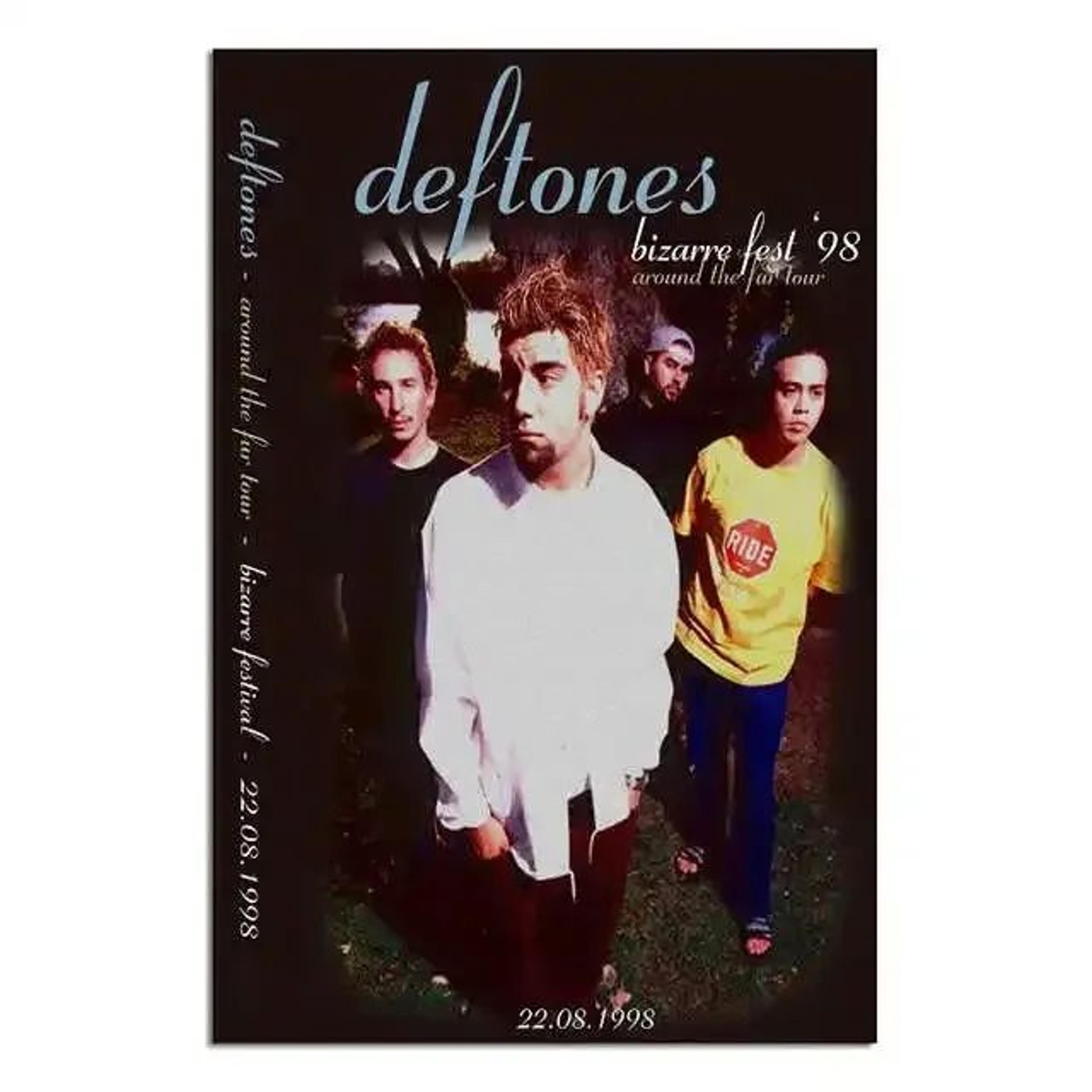 Deftones Around The Fur Canvas Poster  Retro Rock Band Wall Art Decor 19