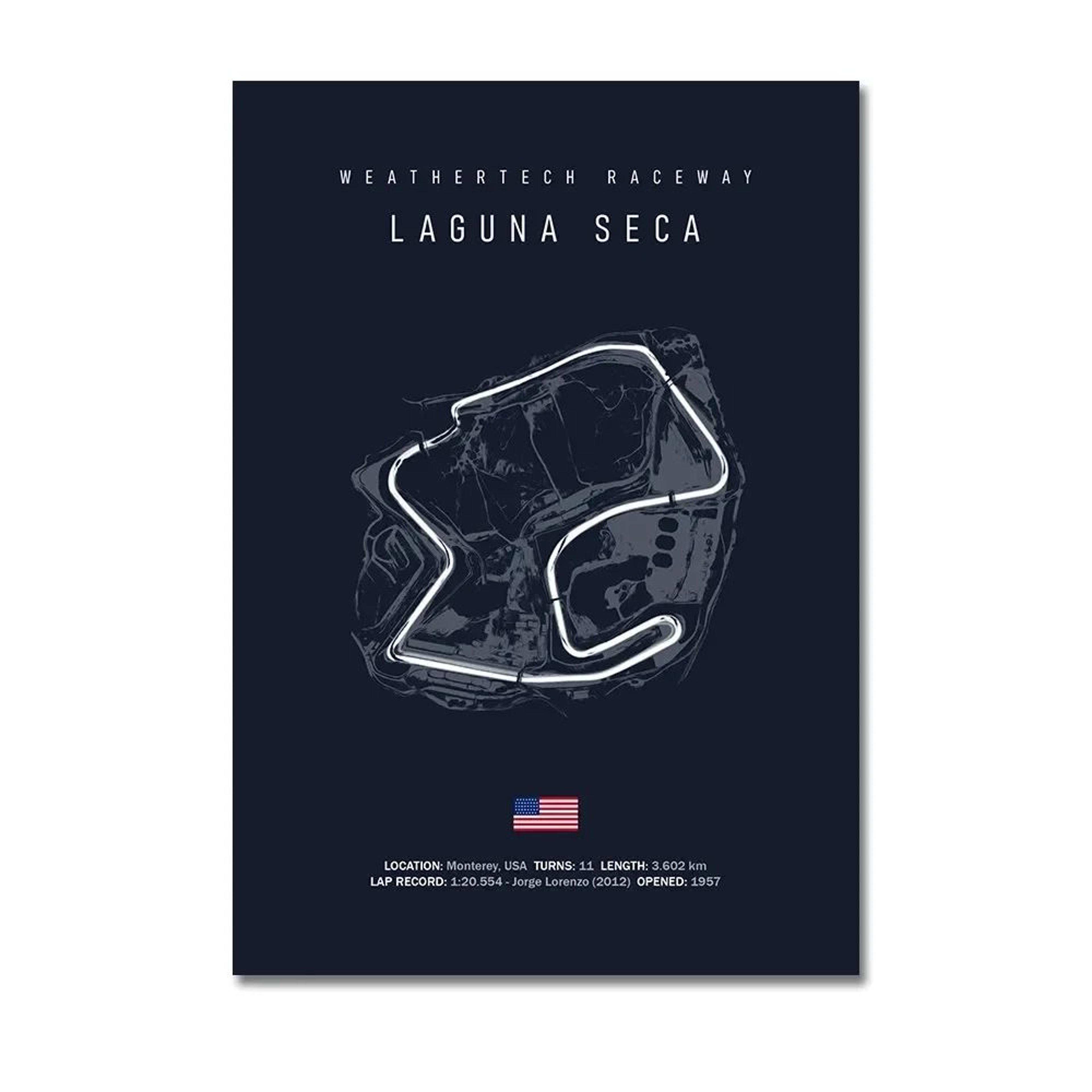 F1 Circuit Track Canvas Wall Art  Nurburgring Monza Silverstone Motorsport Racing Poster 7