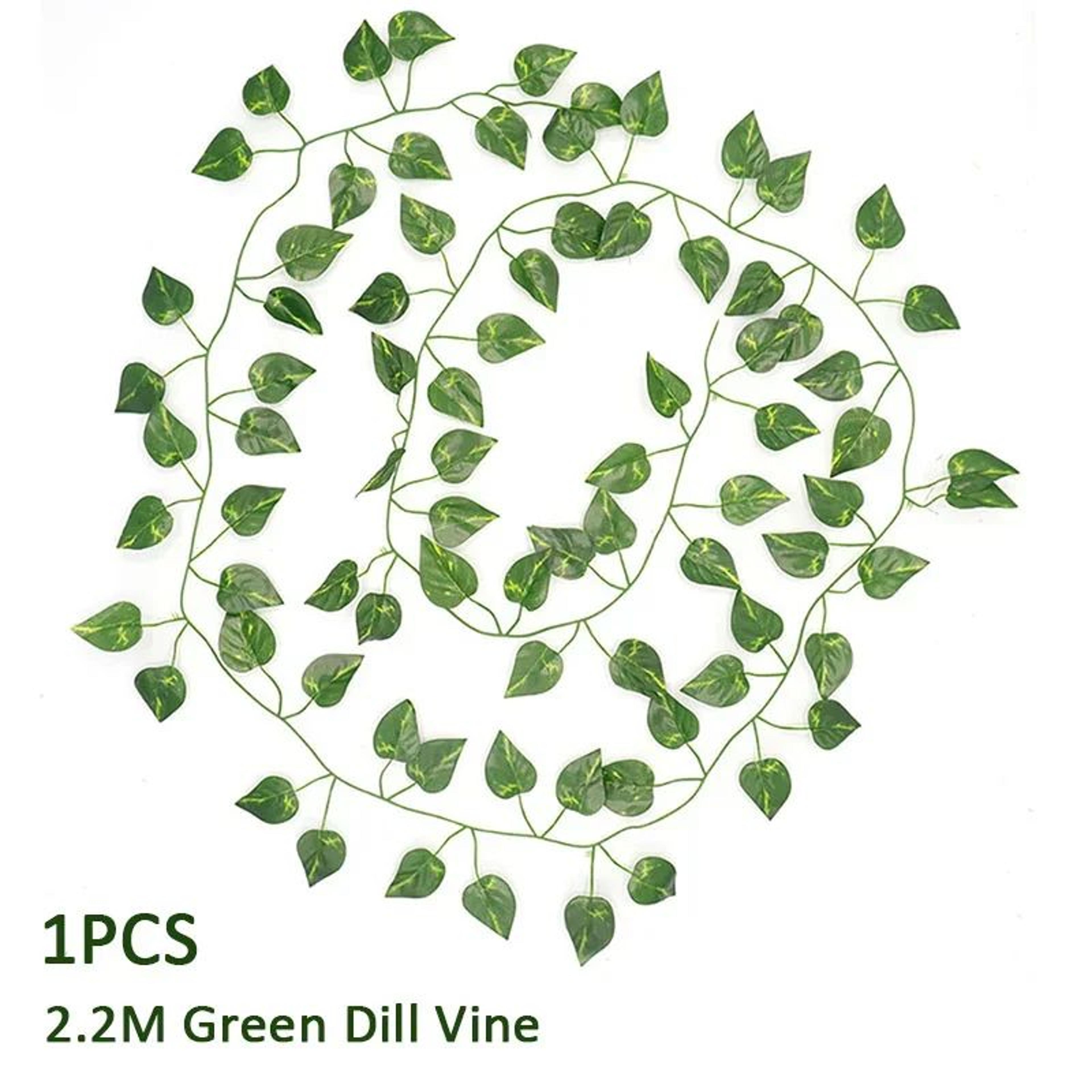 Artificial Ivy Leaf Garland  Silk Green Vine Foliage For Home  Garden Decor 8