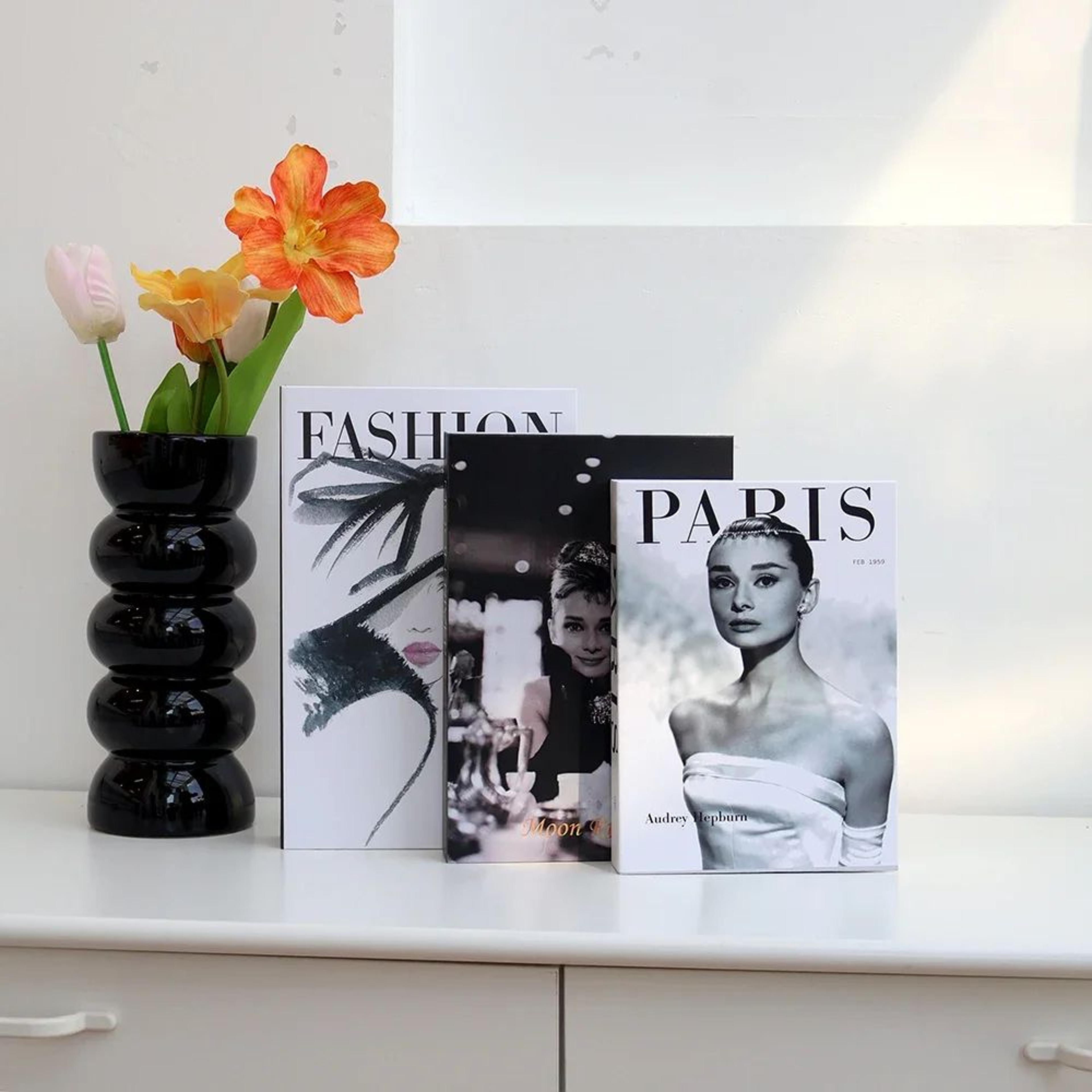 3pcs Decorative Fake Book Set  Modern Faux Books For Coffee Table Bookshelf  Home Decor 18