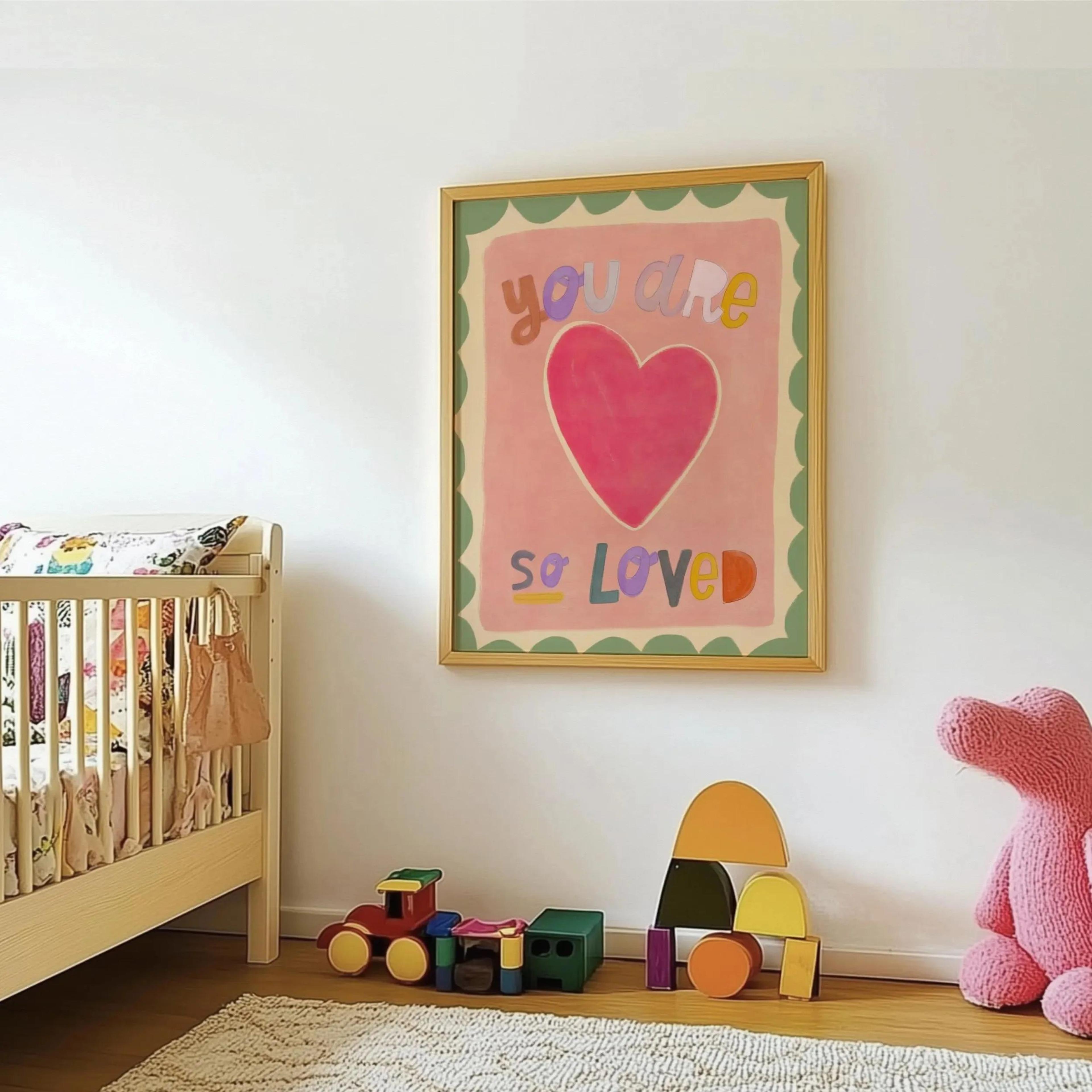 Believe In Magic Unicorn Nursery Wall Art  Inspirational Canvas Print For Kids Bedroom  Playroom De