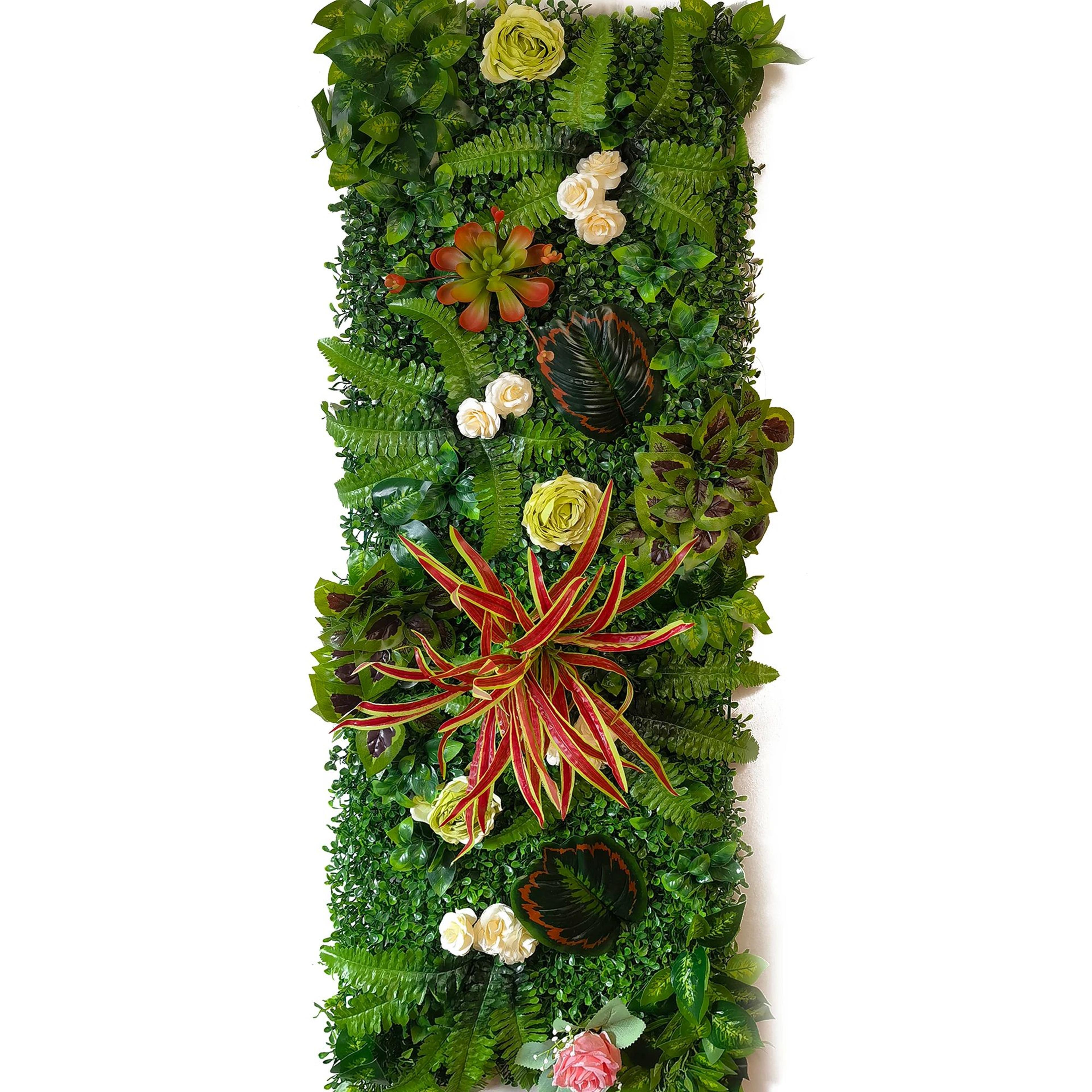 Artificial Grass Wall Panel Faux Green Moss Backdrop For Wedding  Home Decor 10