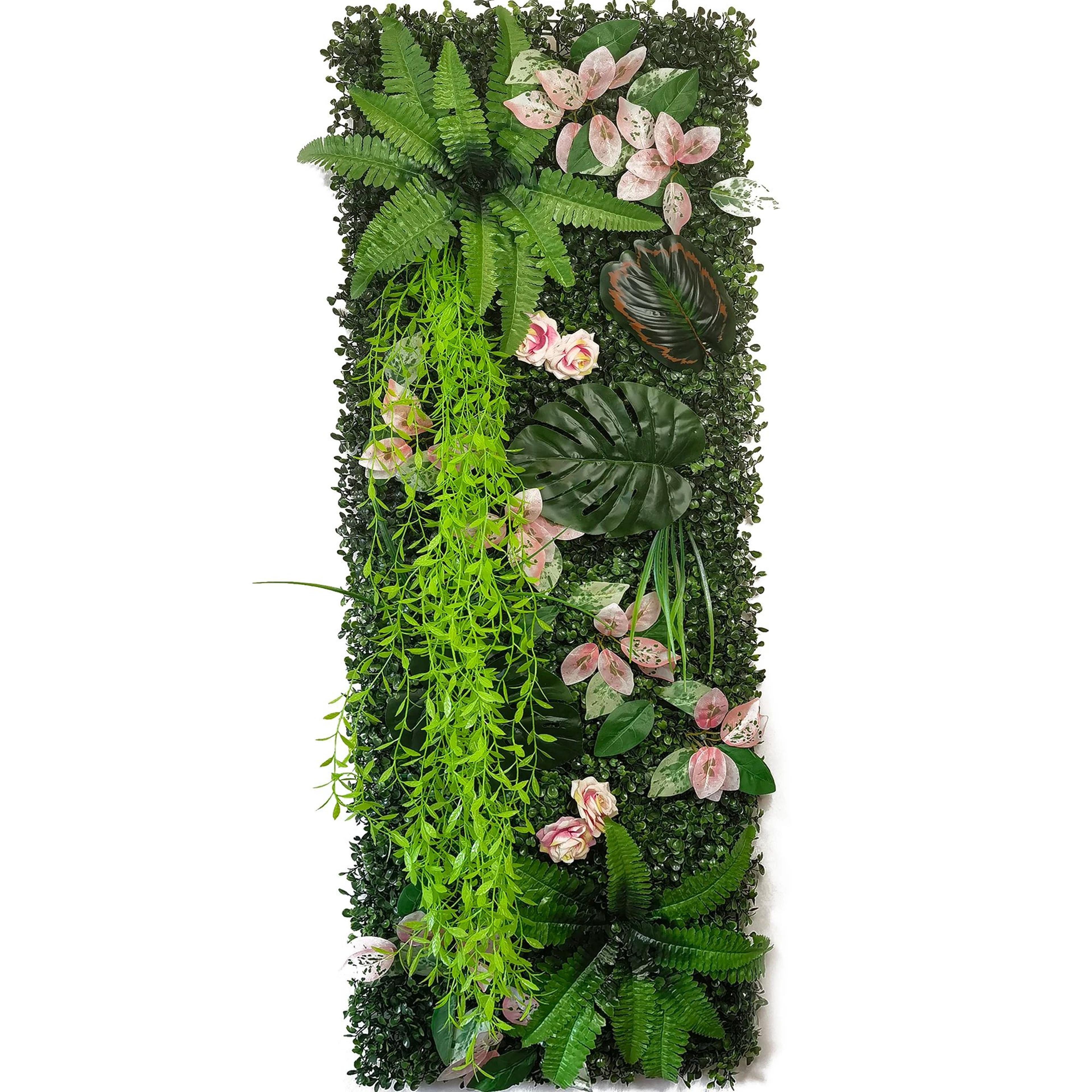 Artificial Grass Wall Panel Faux Green Moss Backdrop For Wedding  Home Decor 18